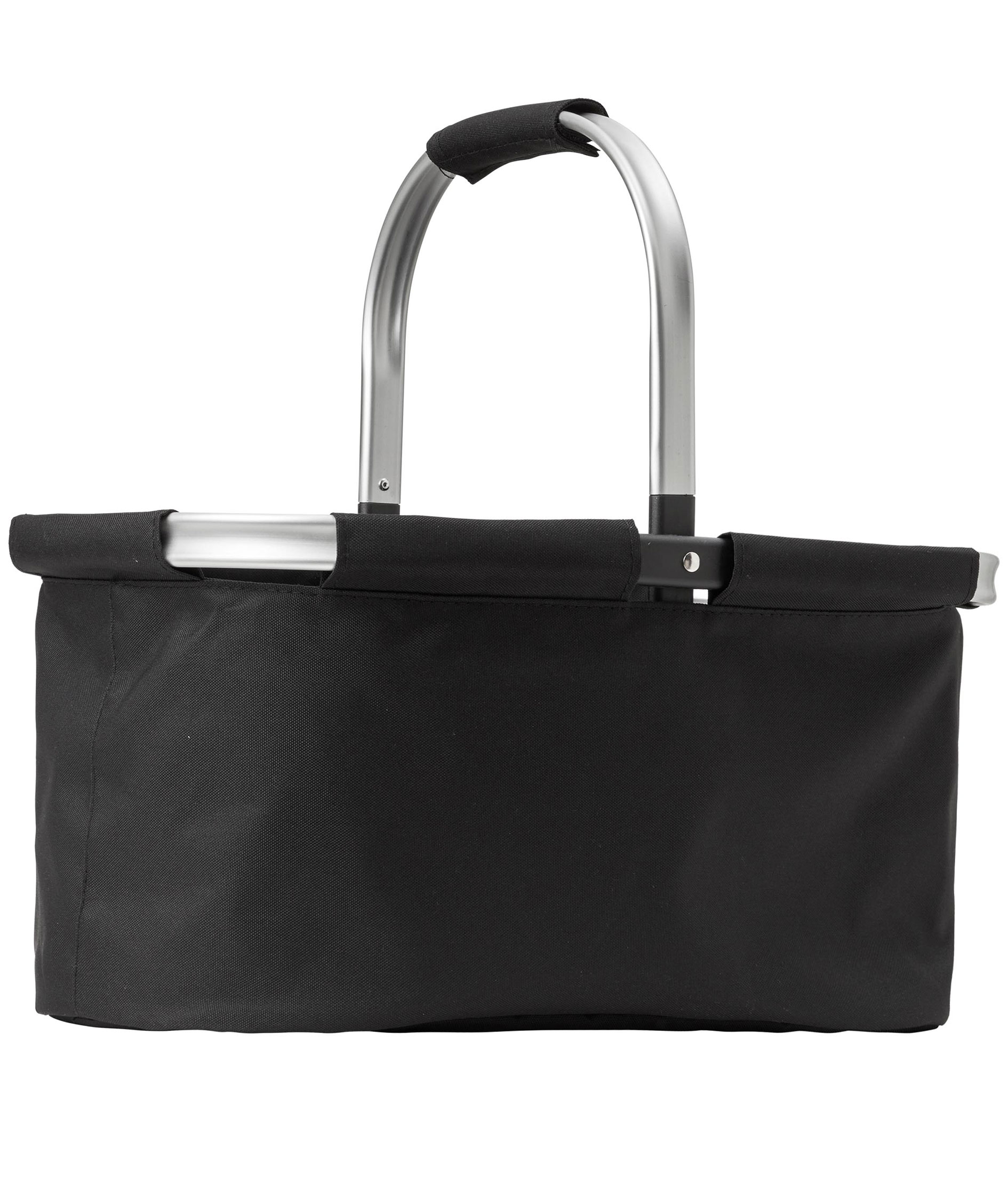 ID foldable shopping basket, Black, large image number 0