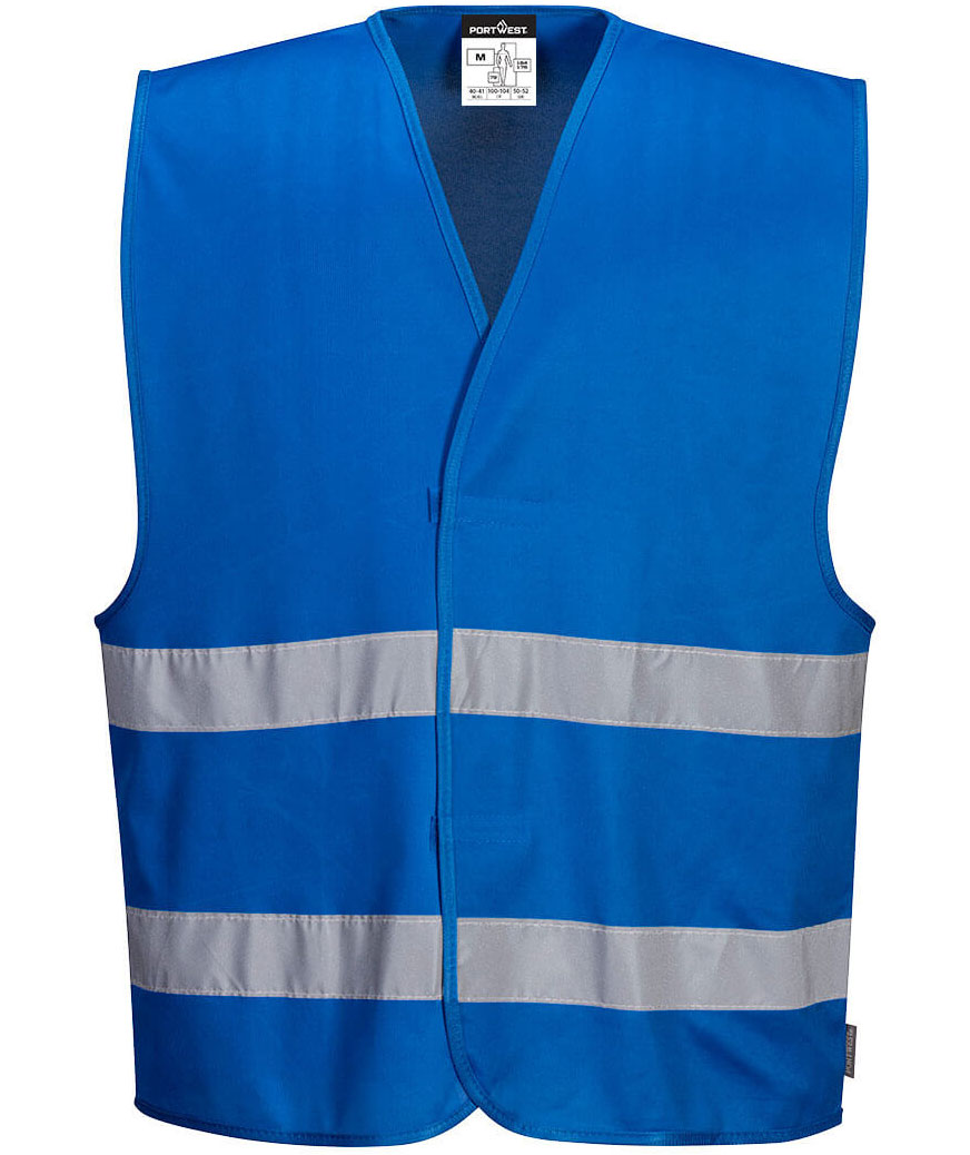 Portwest Iona &ouml;verdragsv&auml;st med reflexer, Kungsbl&aring;