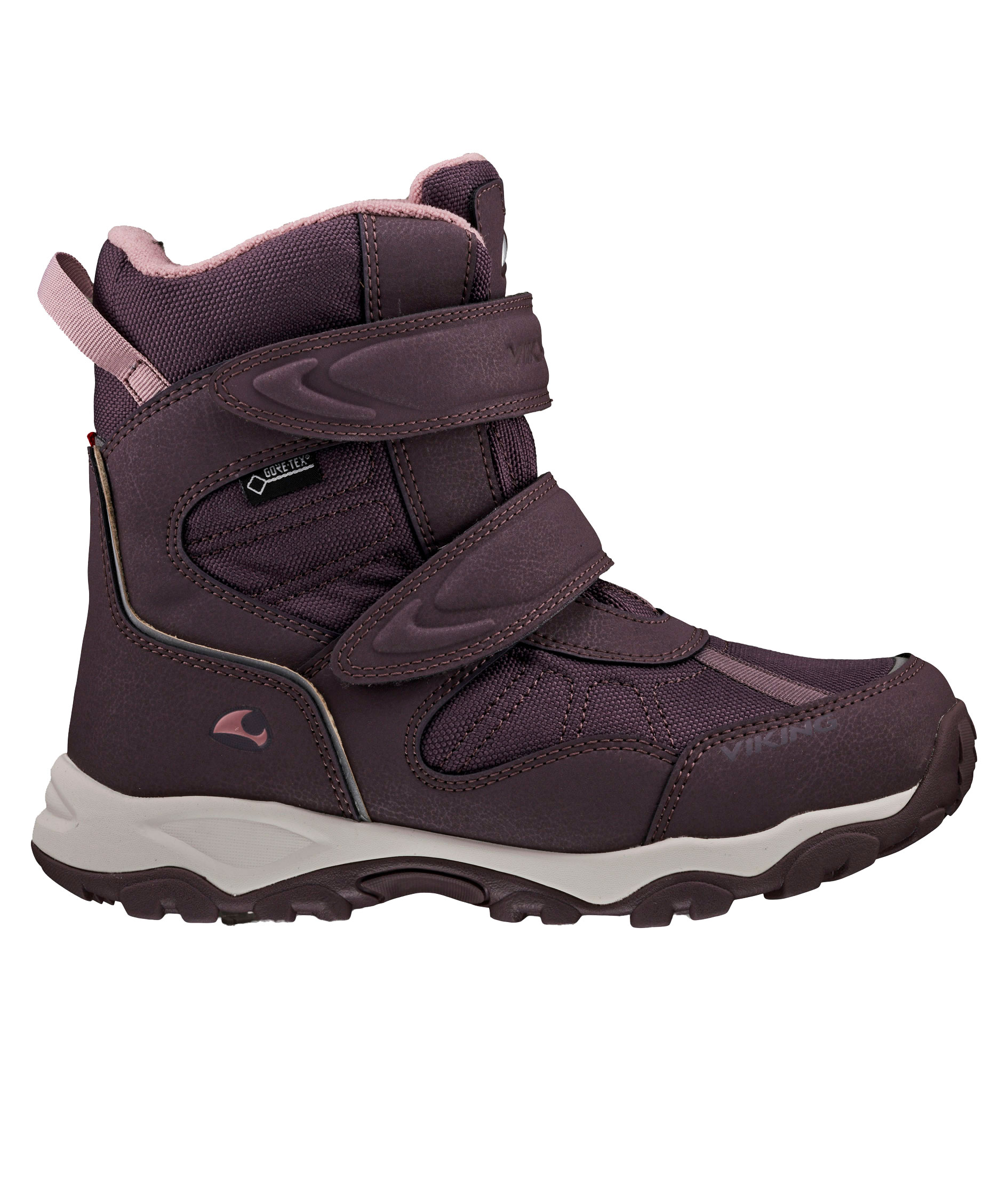 Viking Beito GTX vinterst&ouml;vlar till barn, Plum/Dusty pink