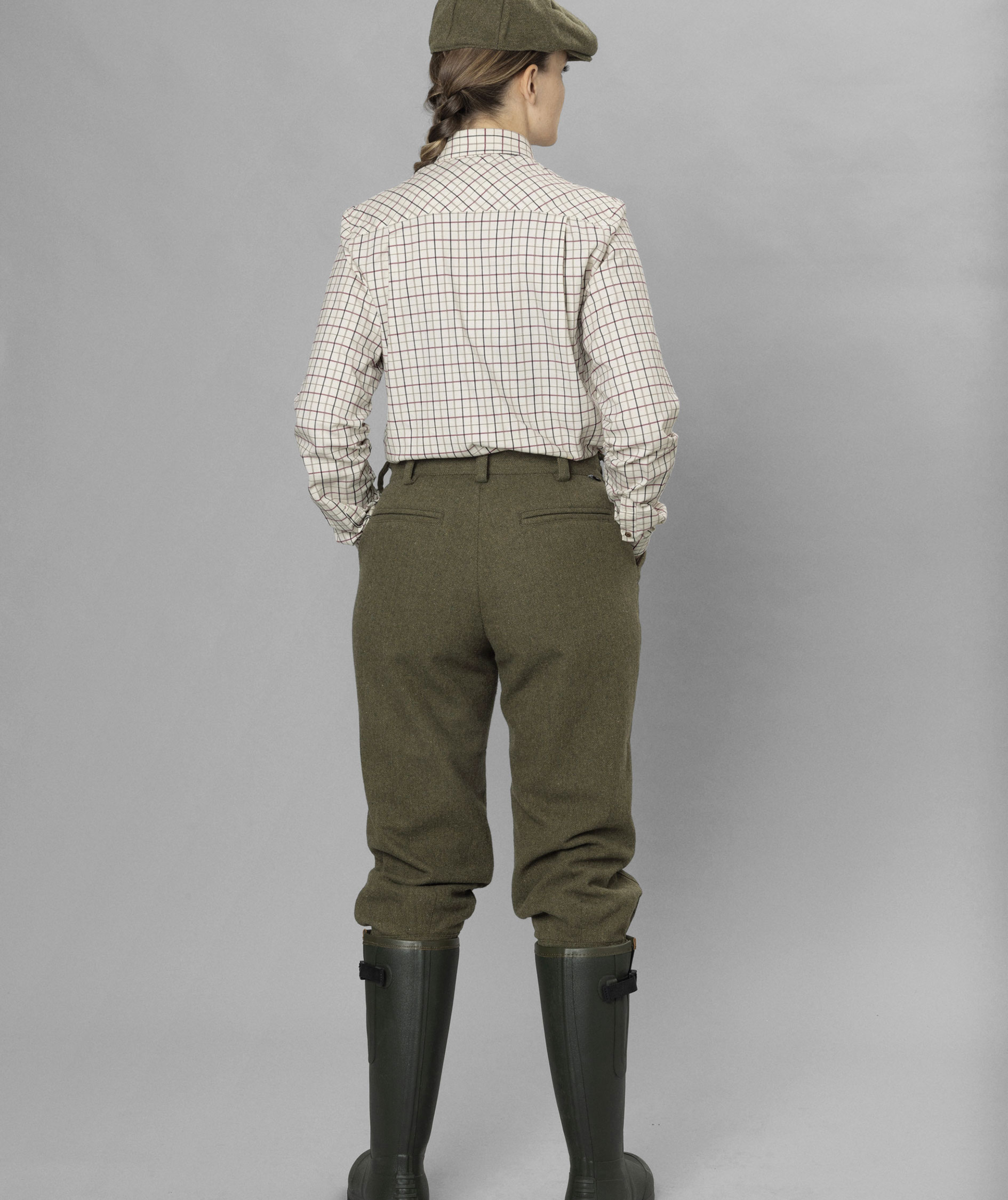 Seeland Hillside Harriet women's knickers with wool, Moss green, large image number 3