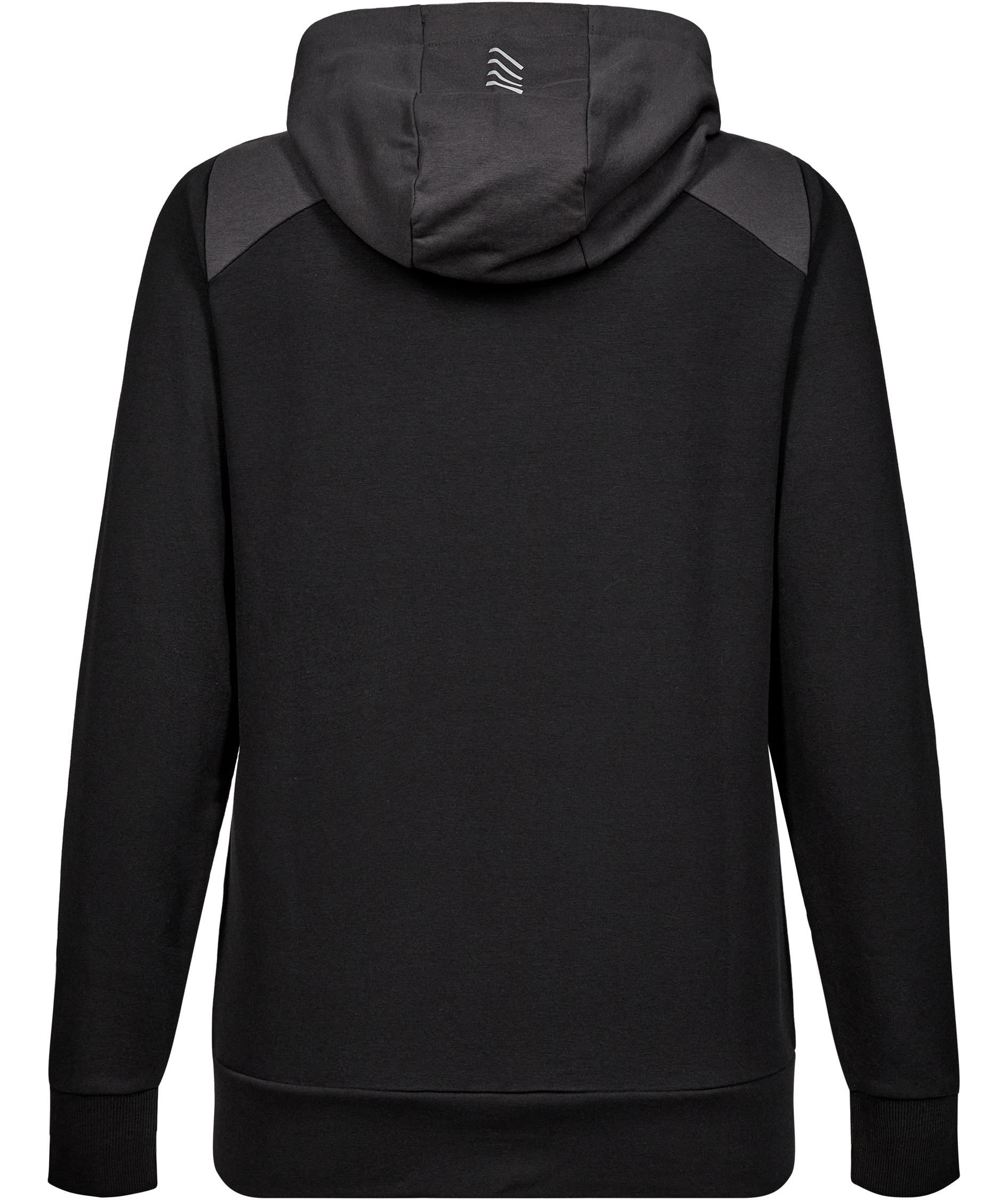 Engel Entire hoodie med dragkedja dam, Black/Anthracite Grey, large image number 3