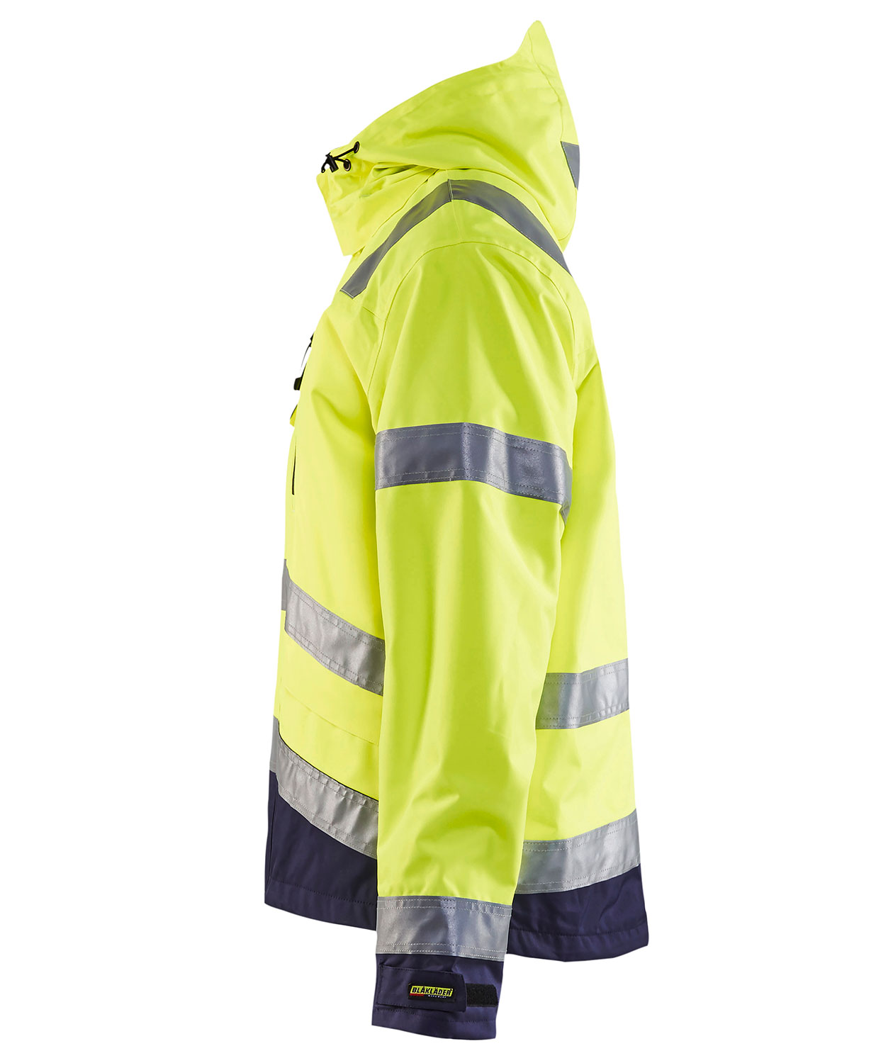 Bl&aring;kl&auml;der skaljakke, Hi-vis&nbsp;Gul/Marine, large image number 3