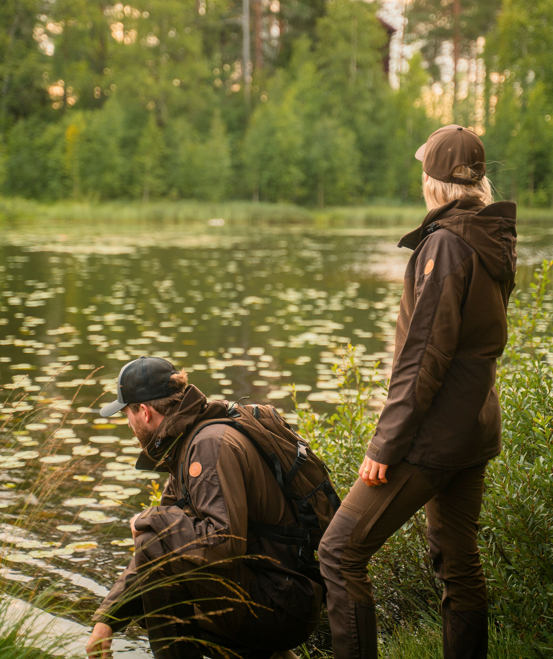 Pinewood Finnveden Hybrid friluftsjakke, Dark brown, large image number 4