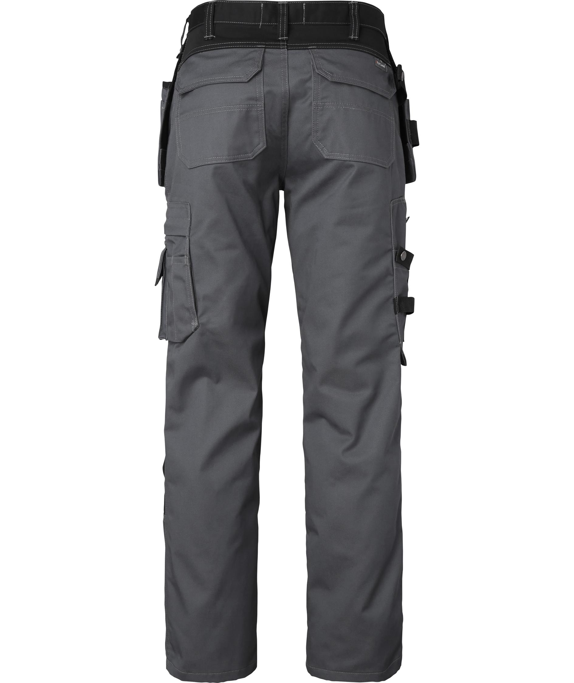 Top Swede h&aring;ndverksbukse 193, Gr&aring;/Svart