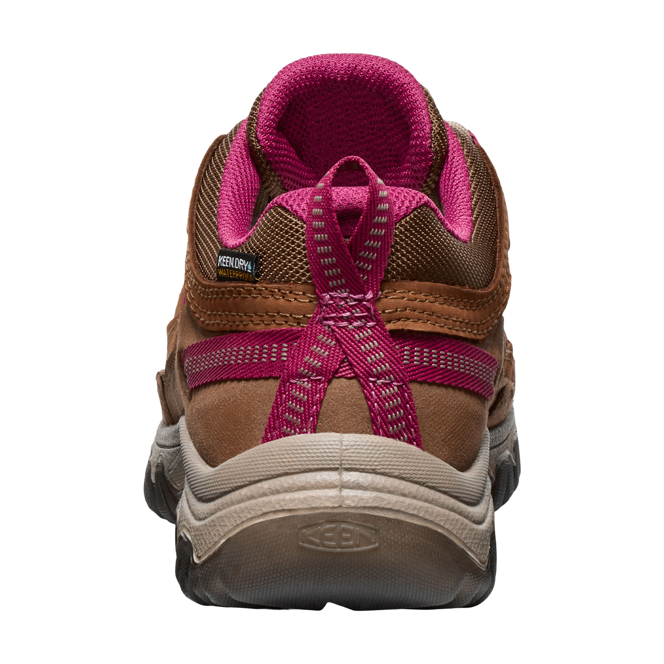 Keen Targhee IV WP women's hiking shoes, Bison/Beaujolais, large image number 7