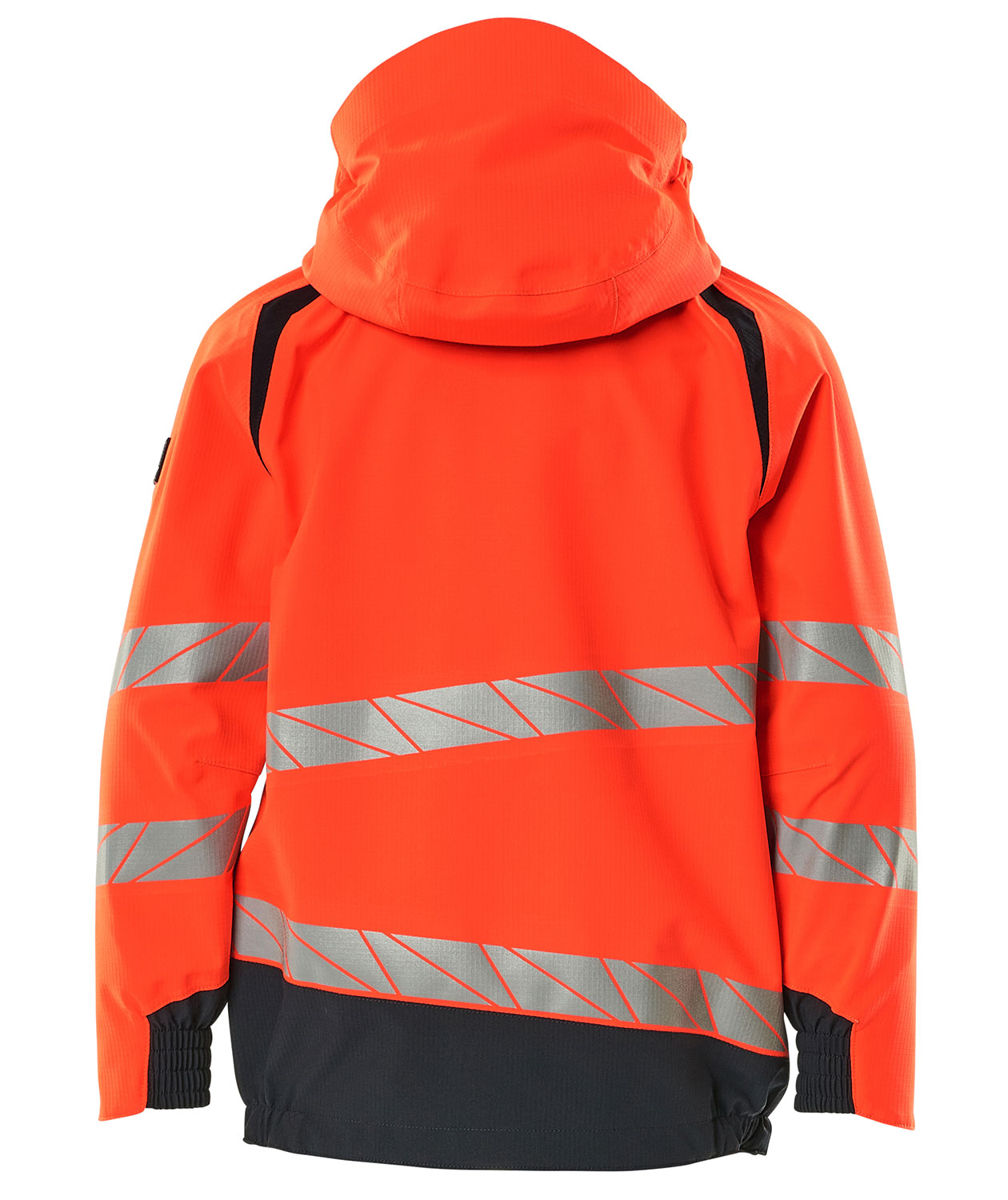 Mascot Accelerate Safe skalljakke for barn, Hi-Vis R&oslash;d/M&oslash;rk Marine, large image number 3