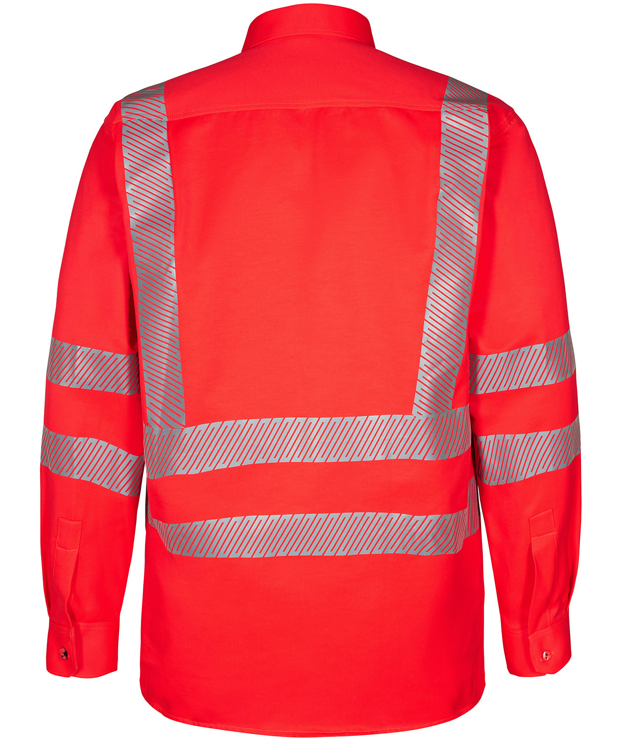 Engel Safety arbeidsskjorte, Hi-Vis R&oslash;d