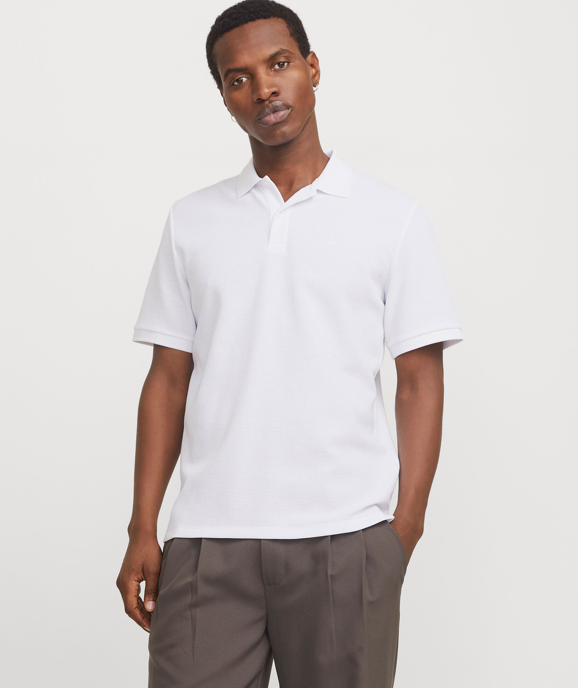 Jack & Jones JJEAUSTIN Polo shirt, White