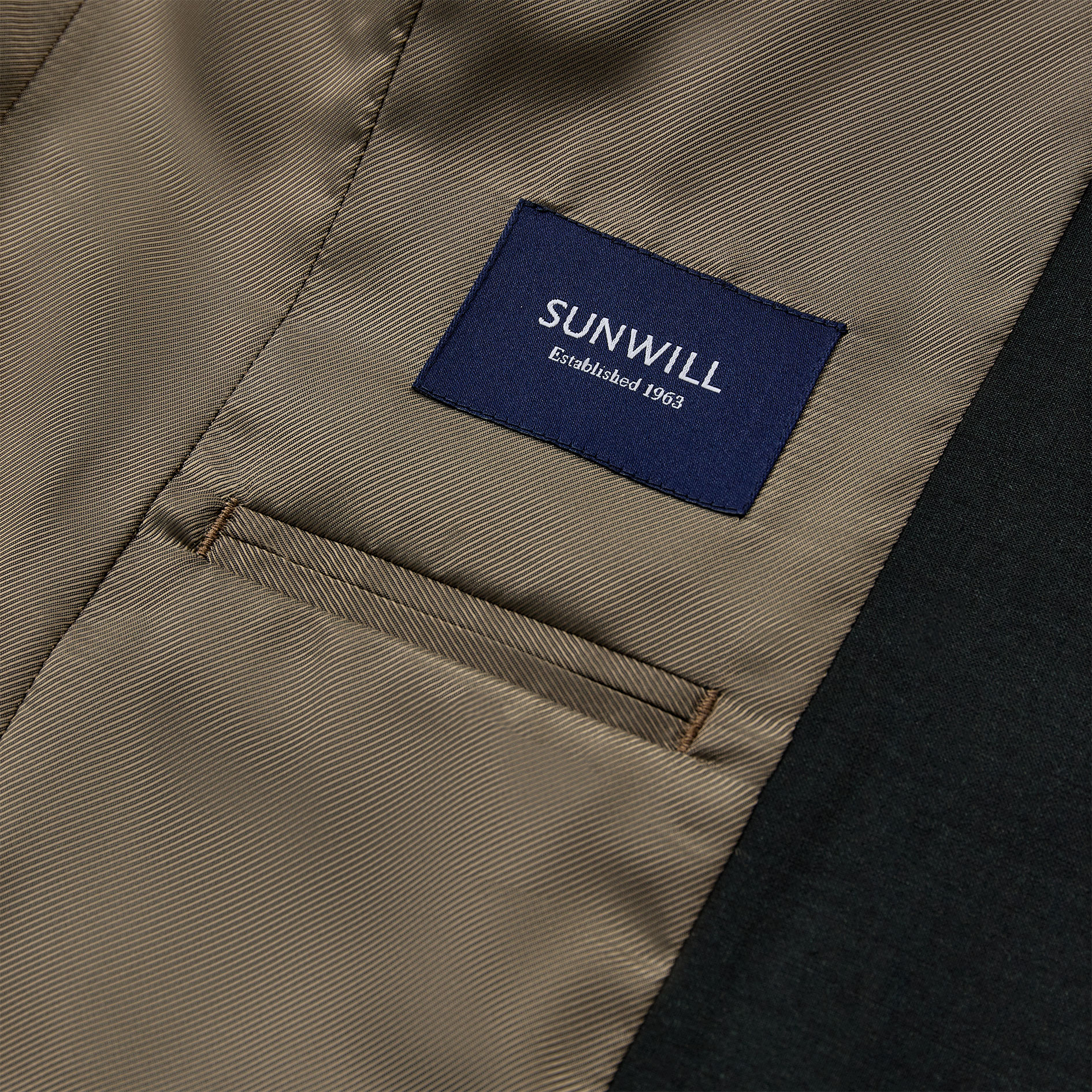 Sunwill Modern fit Blazer mit Wolle, Green, large image number 3