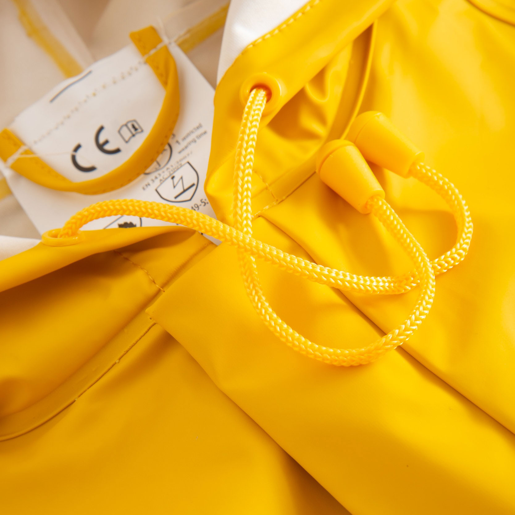 Lyngs&oslash;e PU regnjacka, Gul