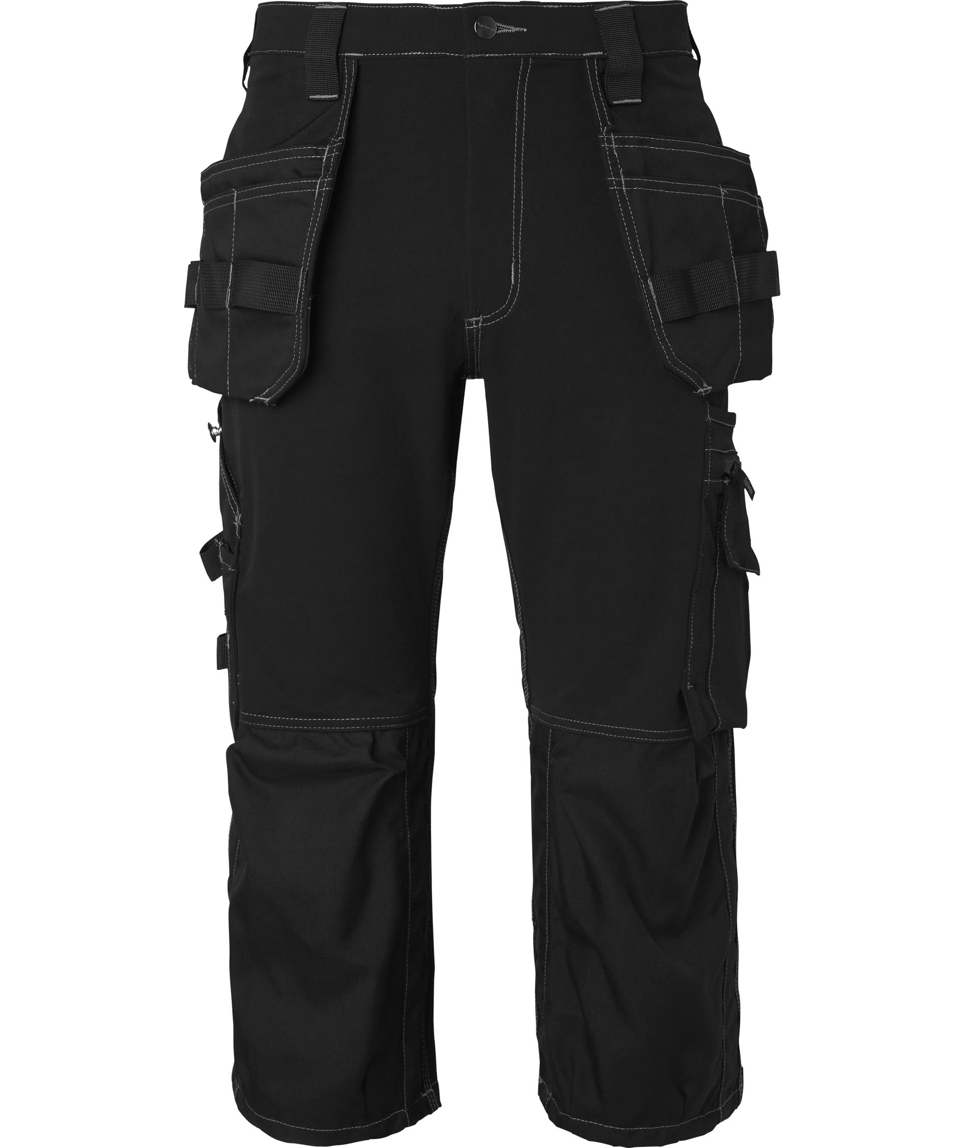 Top Swede 3/4-Handwerkerhose 309 full stretch, Schwarz