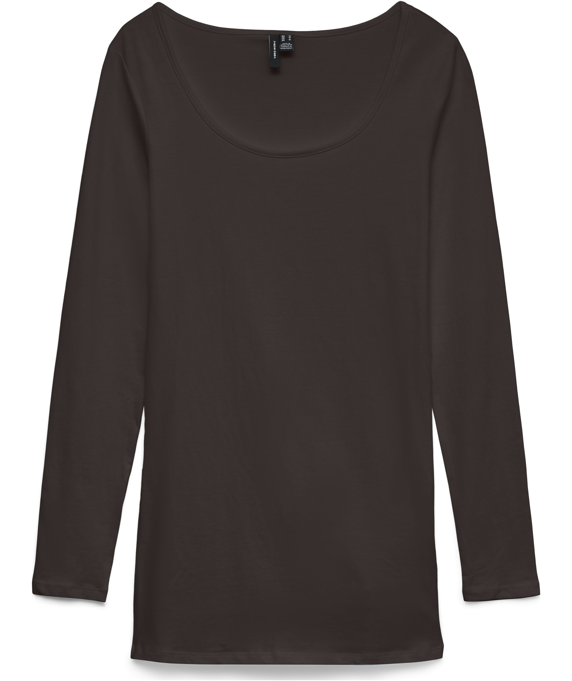 Vero Moda VMMAXI MY SOFT l&aring;ng&auml;rmad l&aring;ng T-shirt dam, Chocolate Torte, Chocolate Torte, swatch