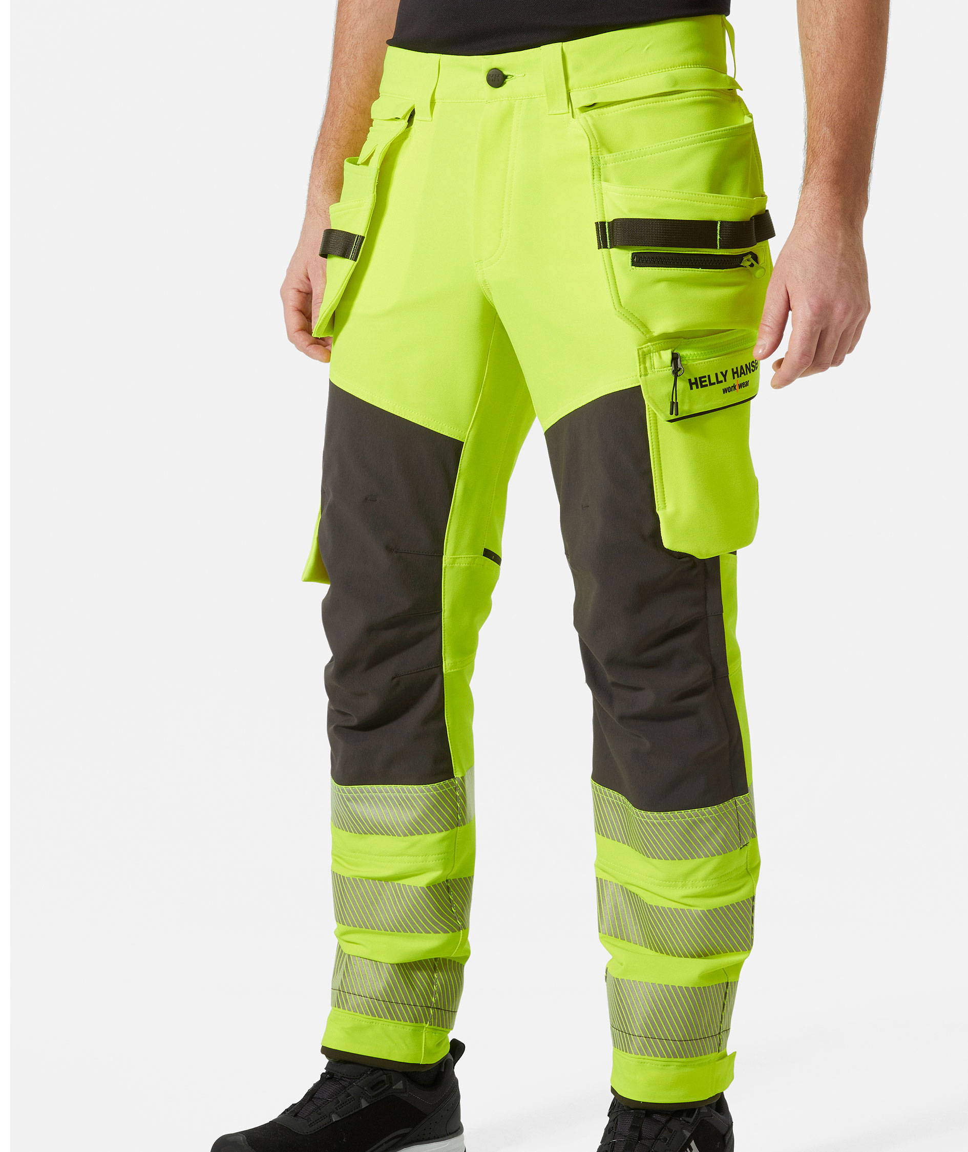 Helly Hansen ICU BRZ Handwerkerhose full stretch, Hi-vis Gelb/Ebony, large image number 1