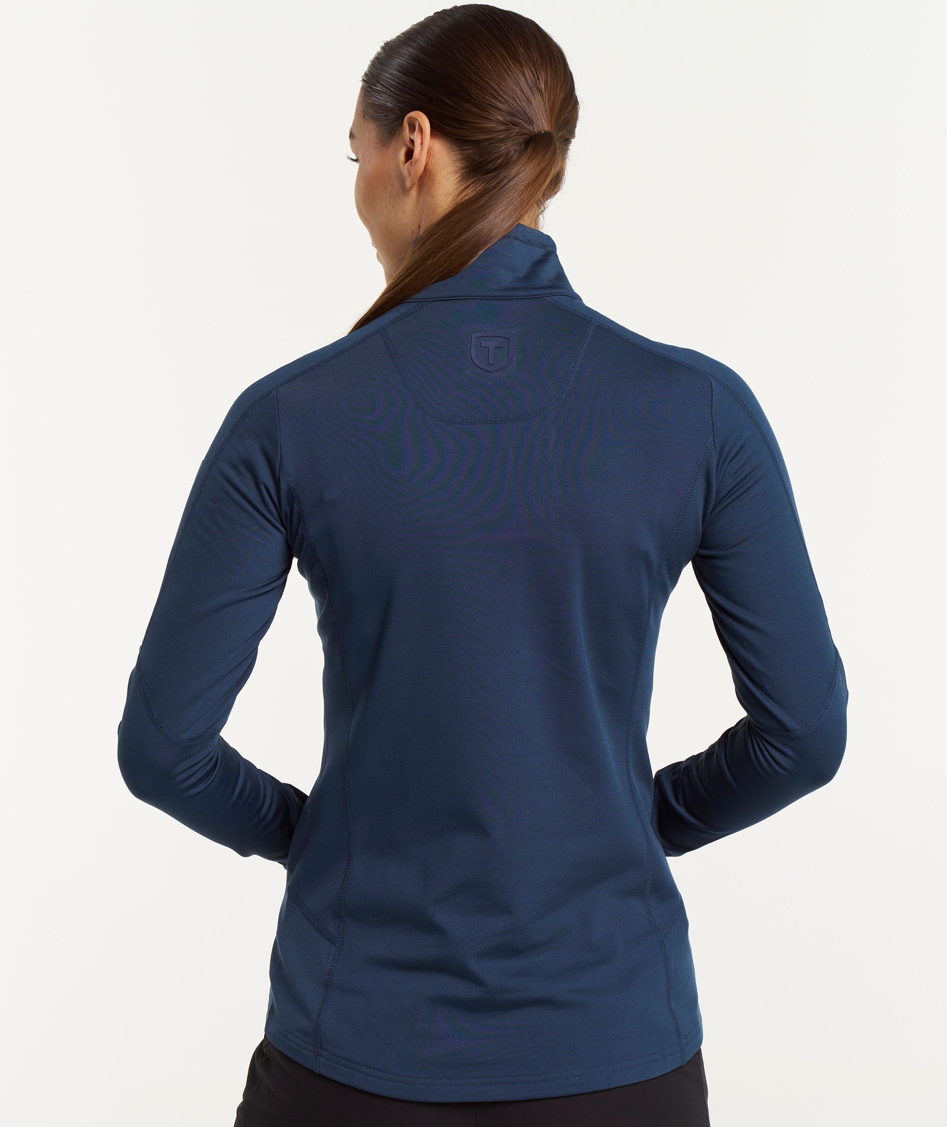 Tenson TXlite Windblock women's half zip, Dark Blue, large image number 3