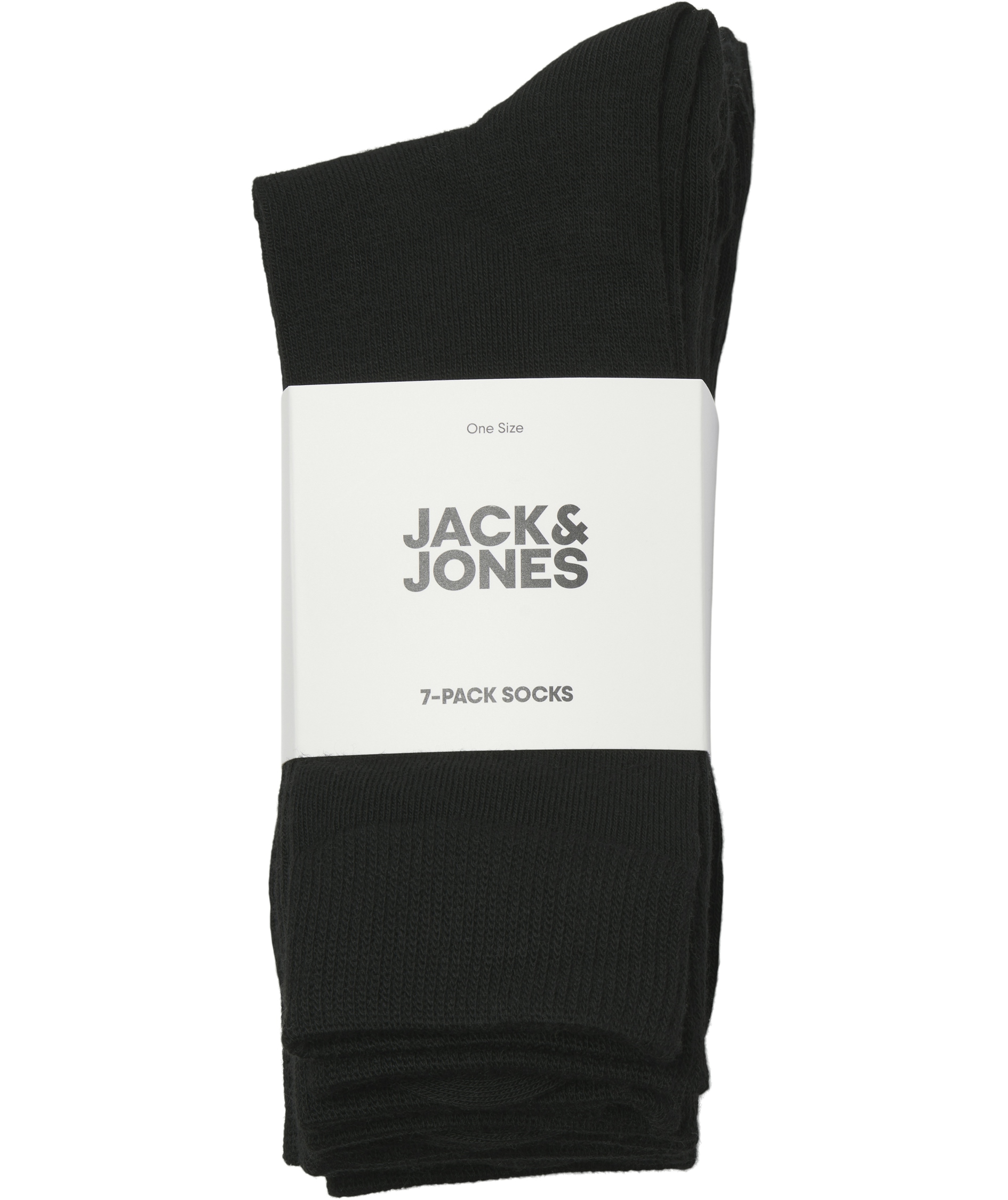 Jack & Jones JACBLACK FRIDAY 7-pack str&oslash;mper, Black, Black, large image number 2