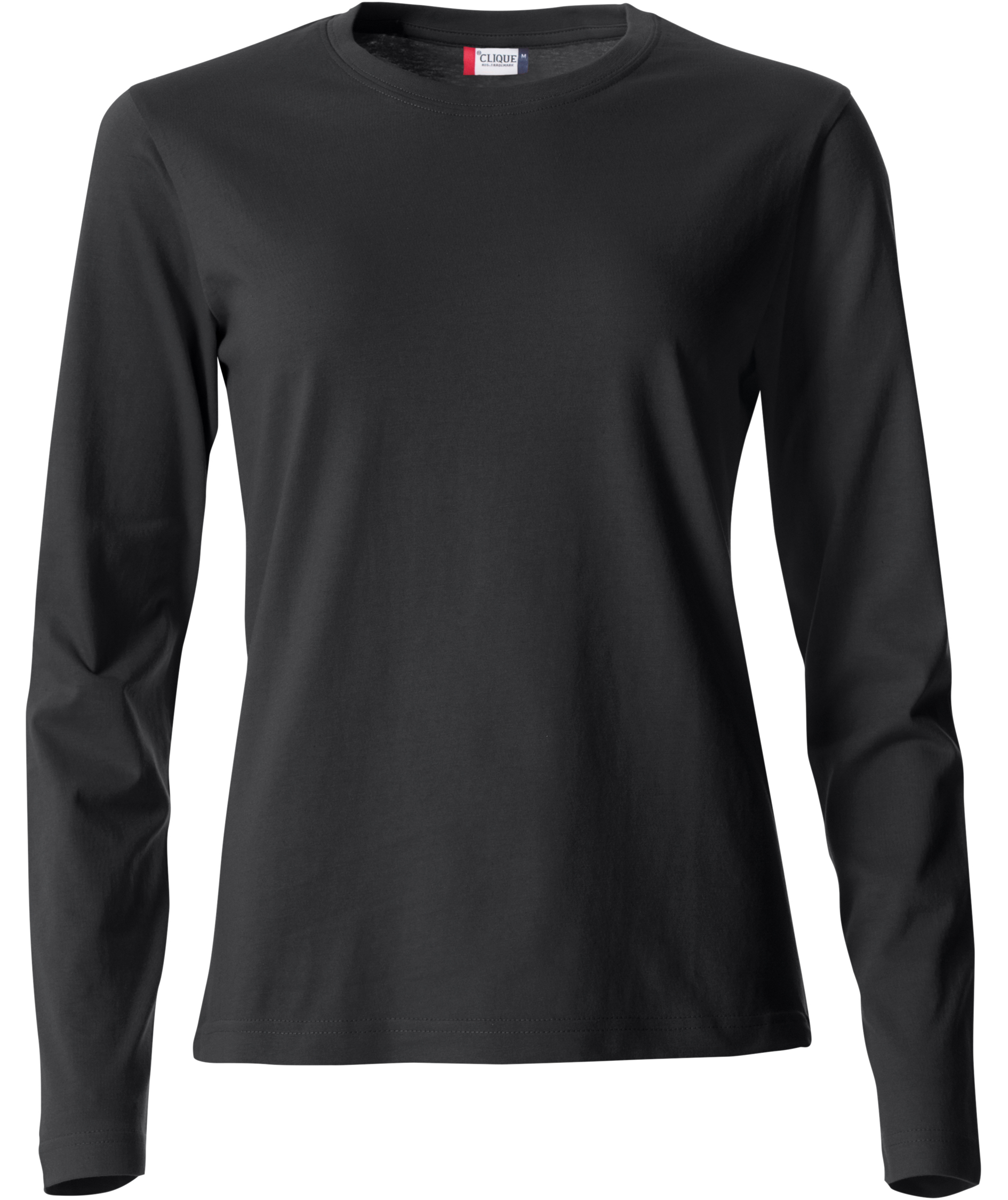 Clique Basic-T l&aring;ng&auml;rmad T-shirt dam, Black