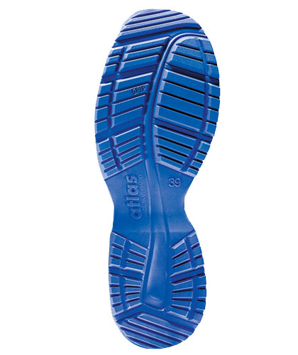 Atlas GX 133 2.0 Black women's safety shoes S1, Black/Blue