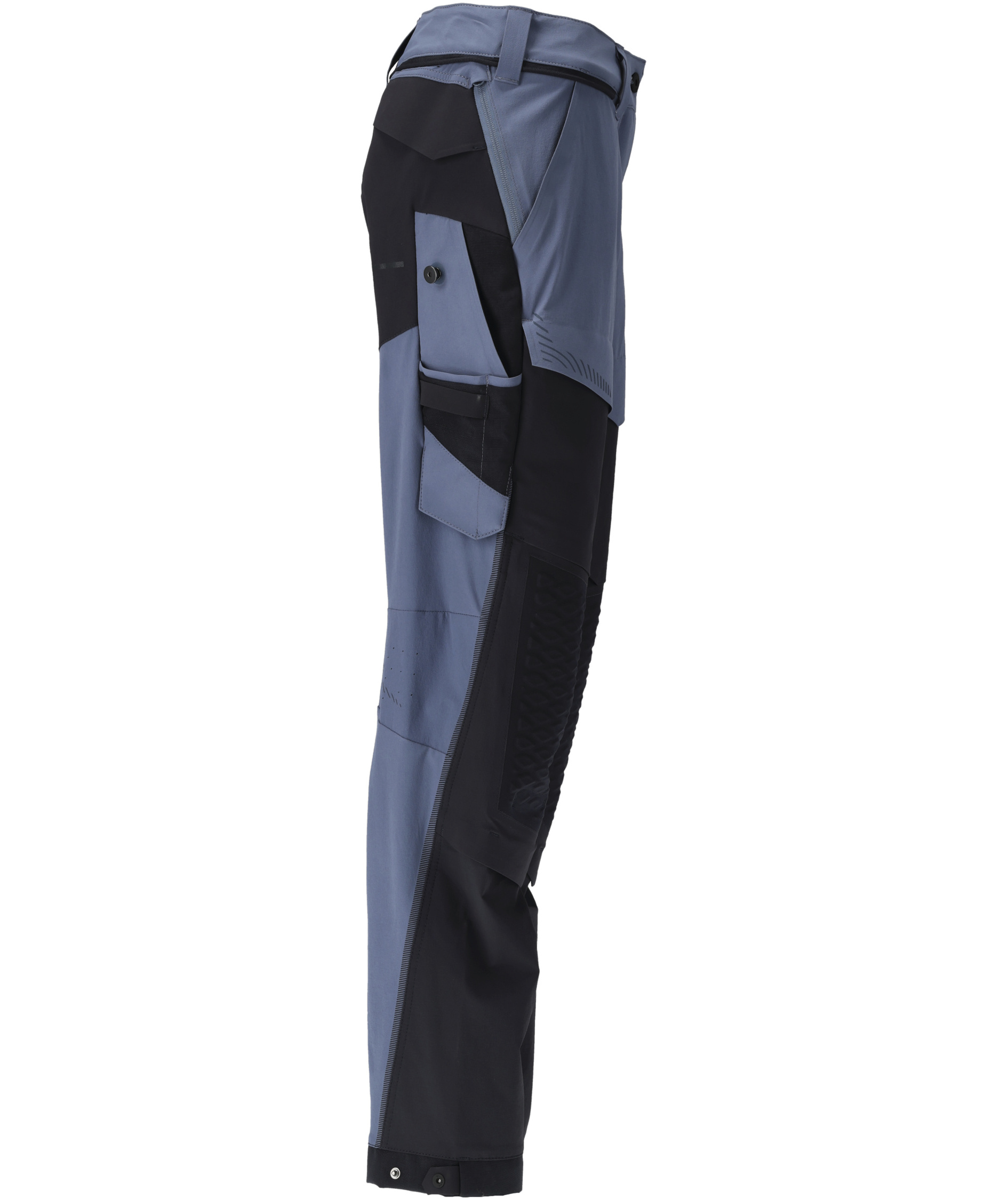 Mascot Customized diamond fit women's work trousers full stretch, Stone Blue/Dark Navy, large image number 4