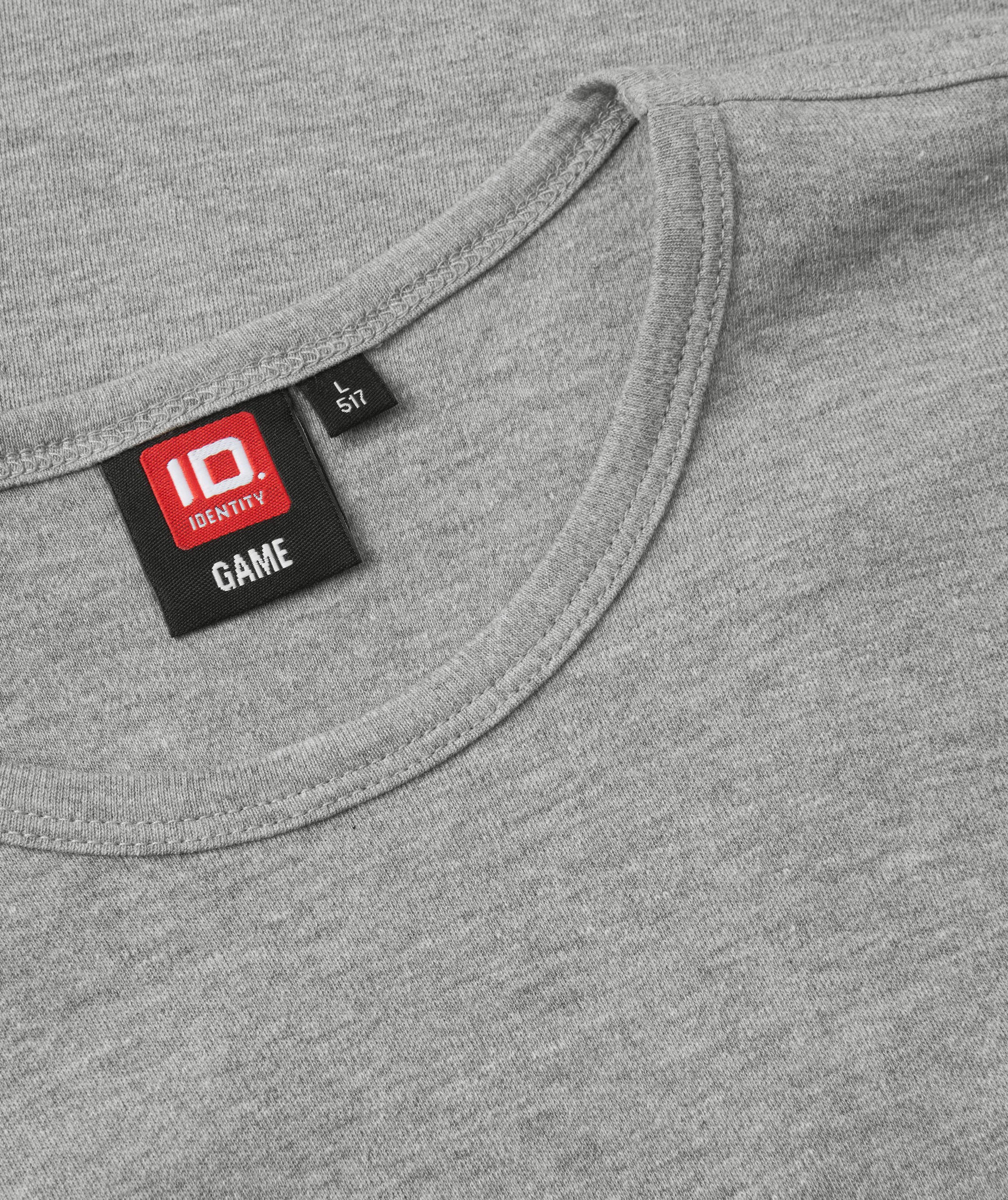 ID Identity Interlock T-shirt, Grey melange, large image number 3