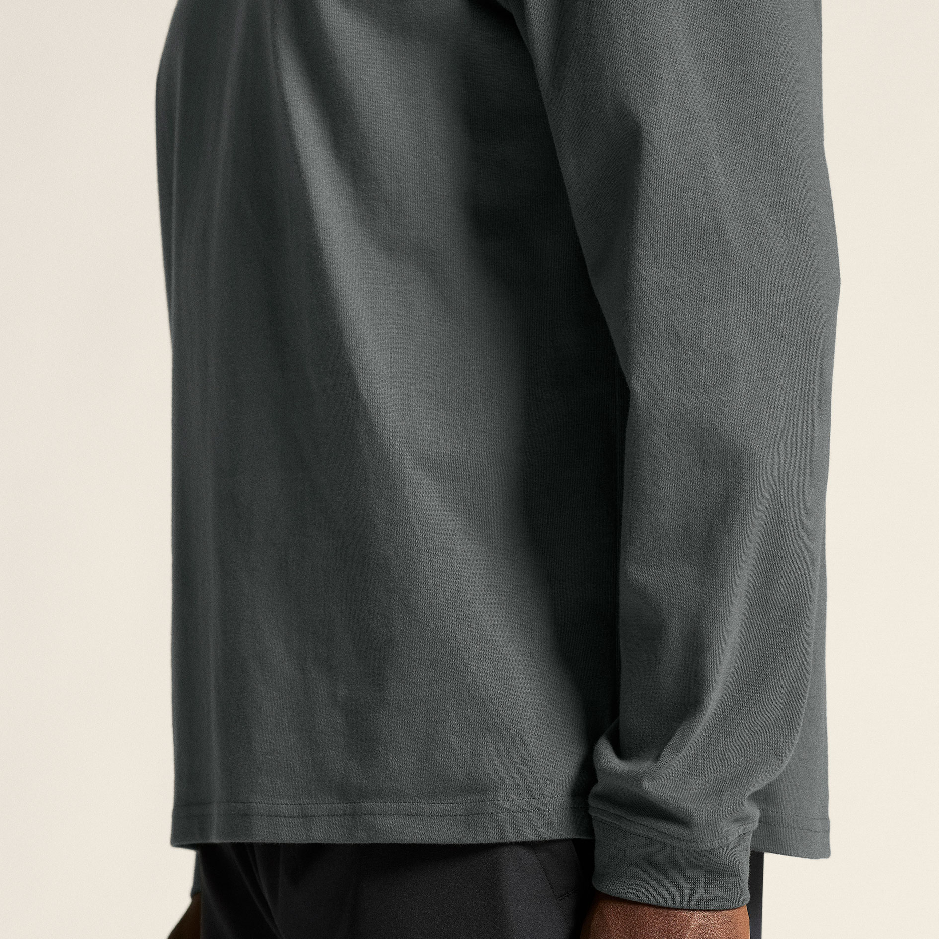 Craft Frequent Heavy l&aring;ng&auml;rmad T-shirt, Lava, large image number 4