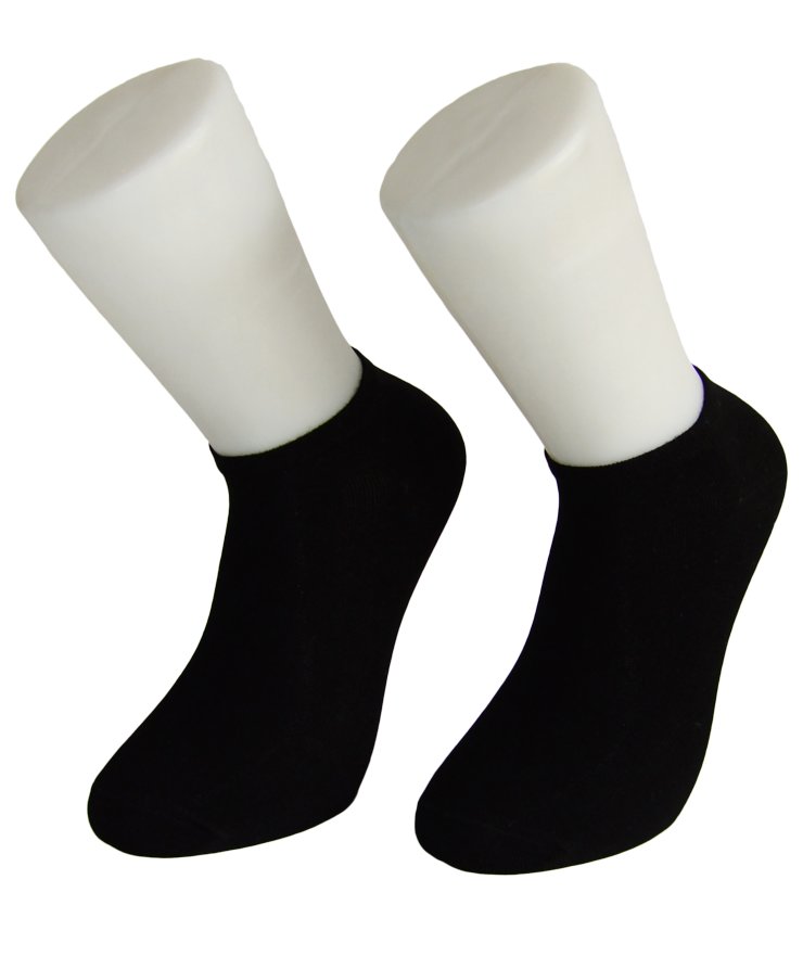 VM Footwear Bamboo Short Functional 3-pack socks, Black