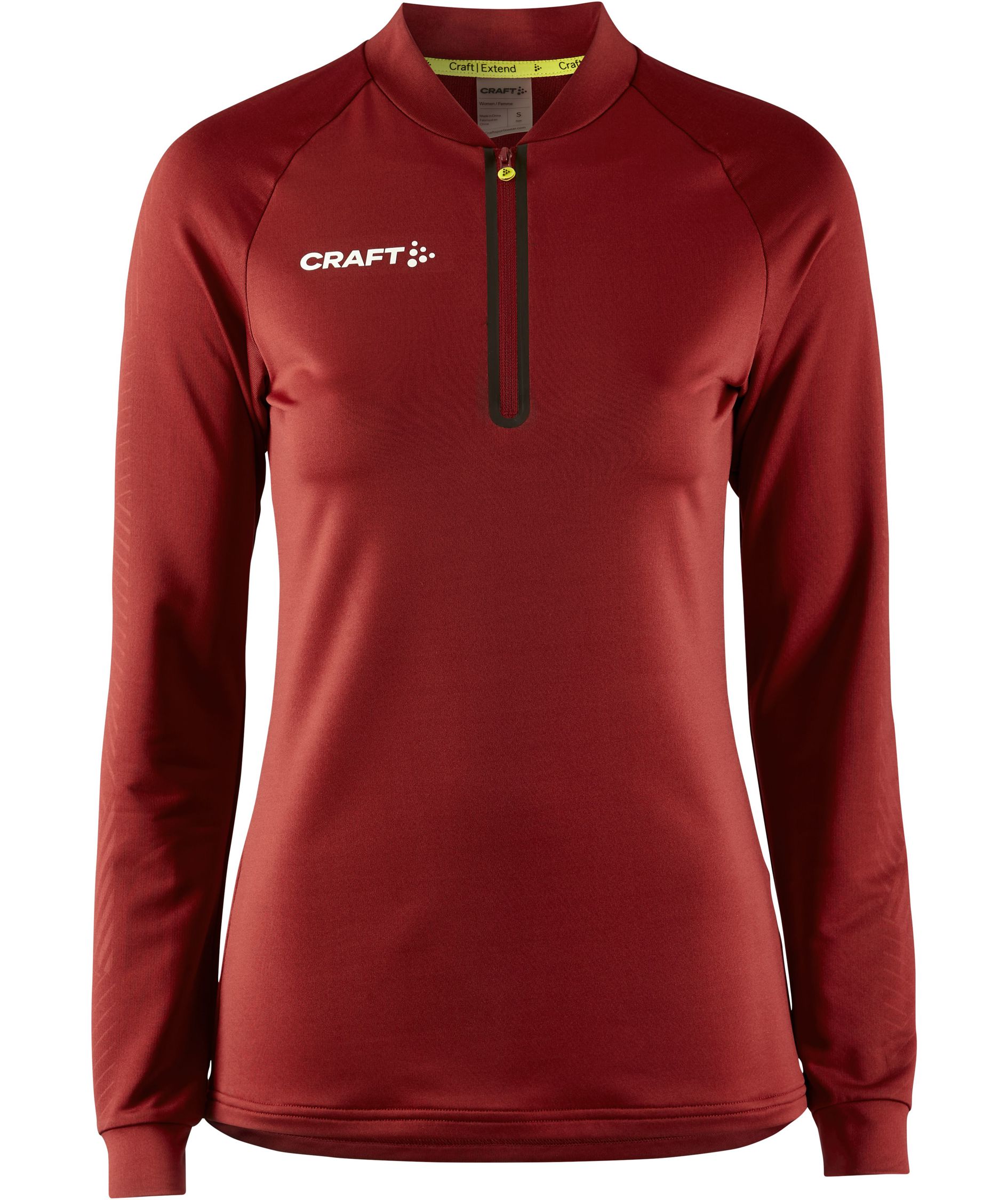 Craft Extend halfzip tr&auml;ningstr&ouml;ja, dam, Rhubarb, Rhubarb, swatch