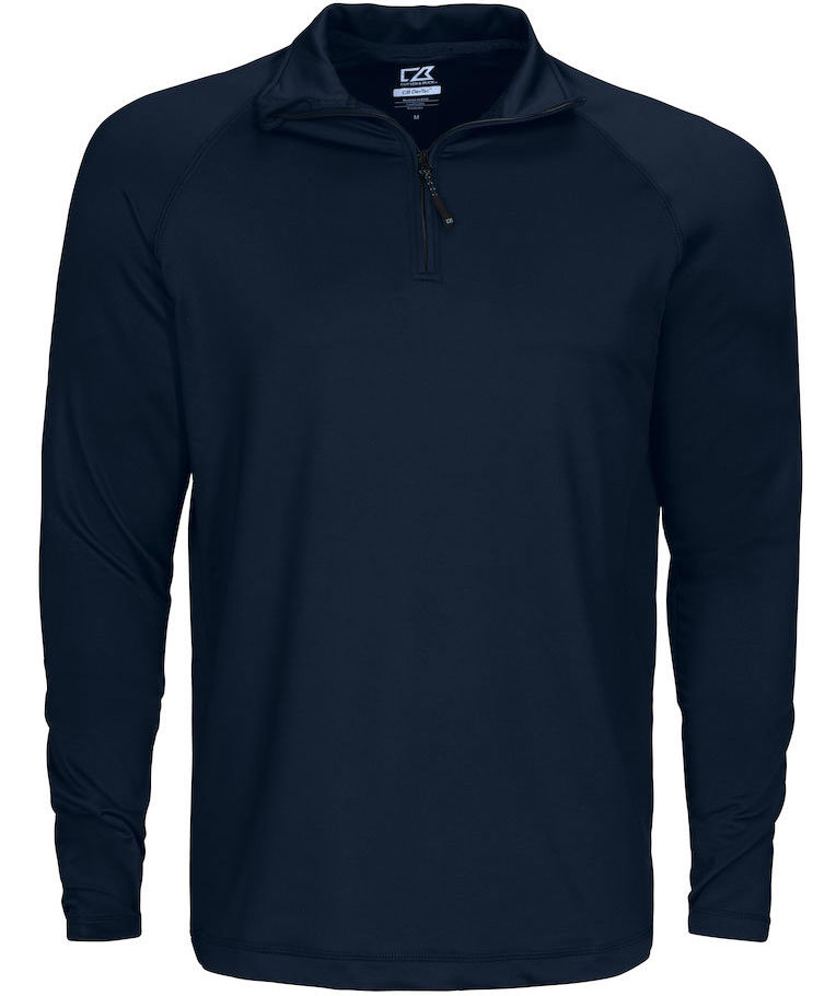 Cutter & Buck Coos Bay halfzip sweatshirt, M&ouml;rk marinbl&aring;, M&ouml;rk marinbl&aring;, swatch