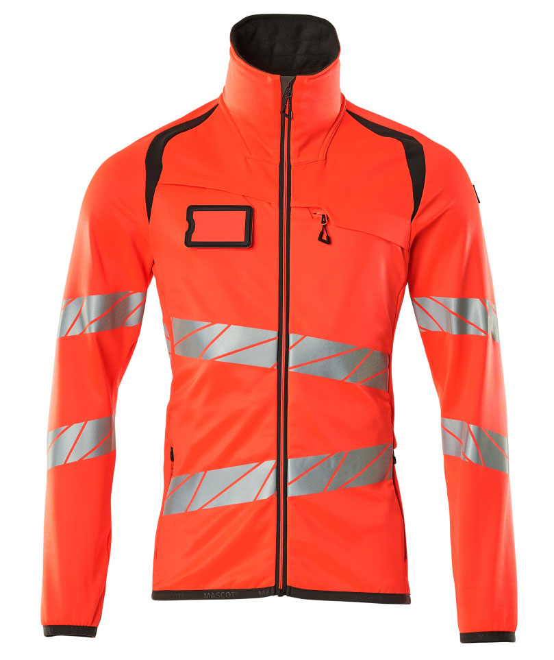 Mascot Accelerate Safe fleecejakke, Hi-vis r&oslash;d/M&oslash;rk antrasitt, Hi-vis r&oslash;d/M&oslash;rk antrasitt, swatch