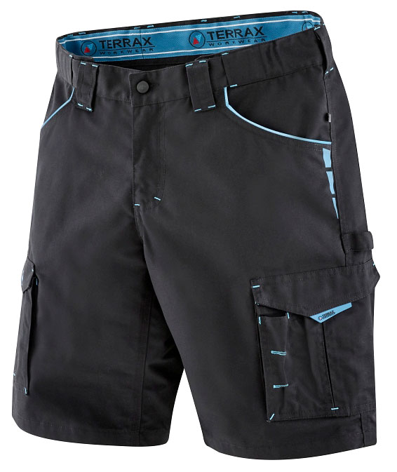 Terrax arbejdsshorts, Sort, large image number 0