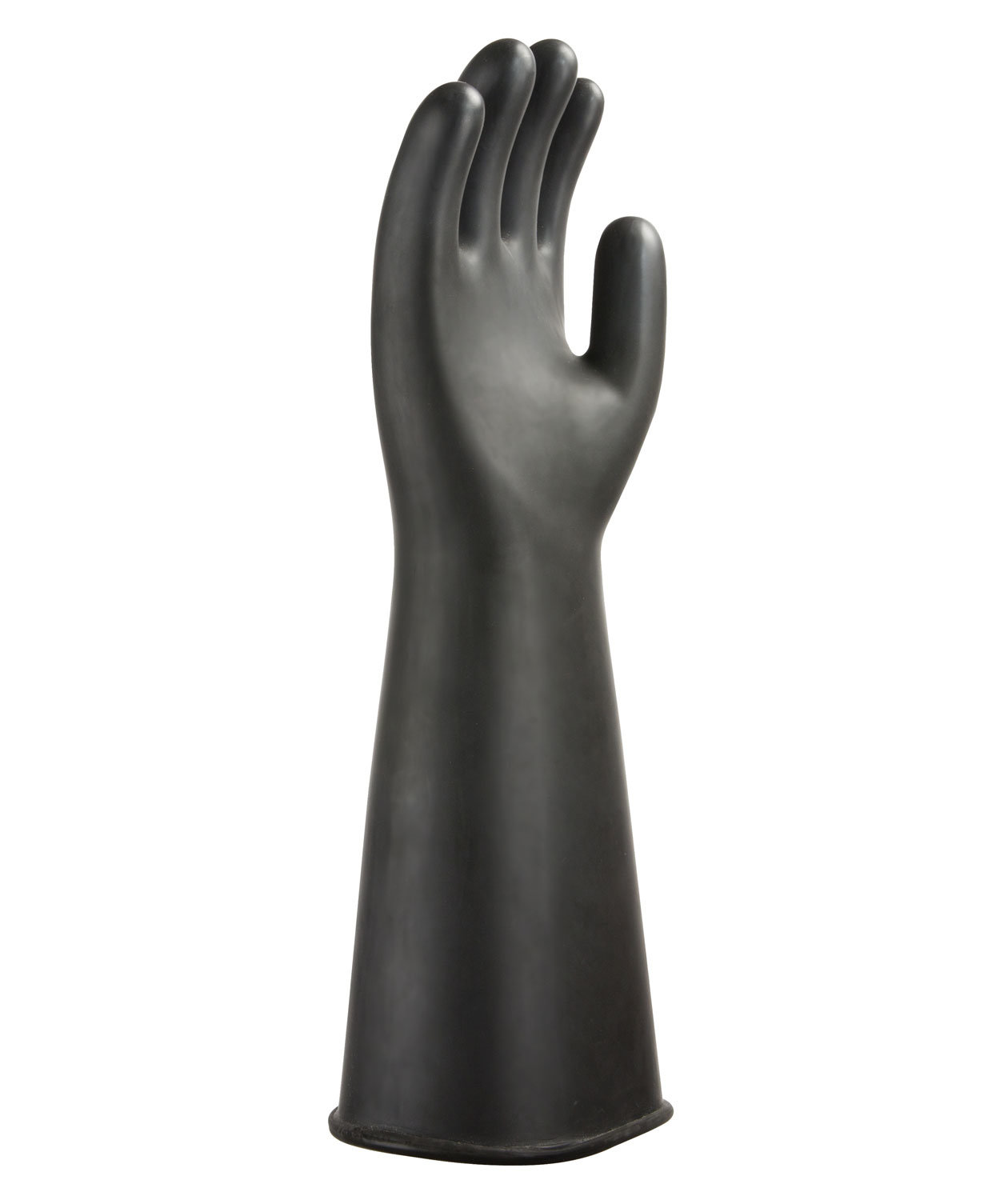 Portwest A802 dicke chemische Latexhandschuhe 44 cm, Schwarz