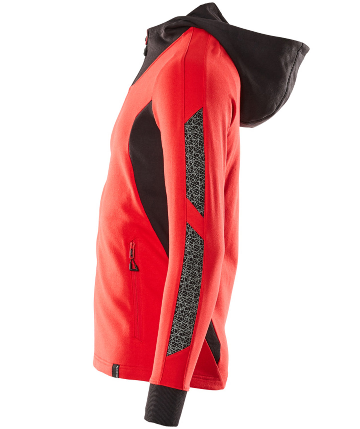 Mascot Accelerate h&aelig;ttetr&oslash;je med lynl&aring;s, Signalr&oslash;d/sort, large image number 3