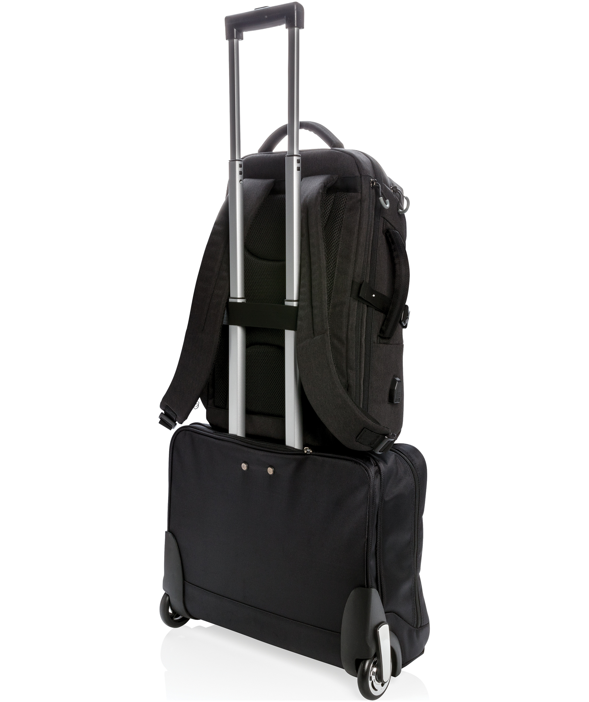 Swiss Peak XXL weekend travel backpack 20L, Black, Black, large image number 6