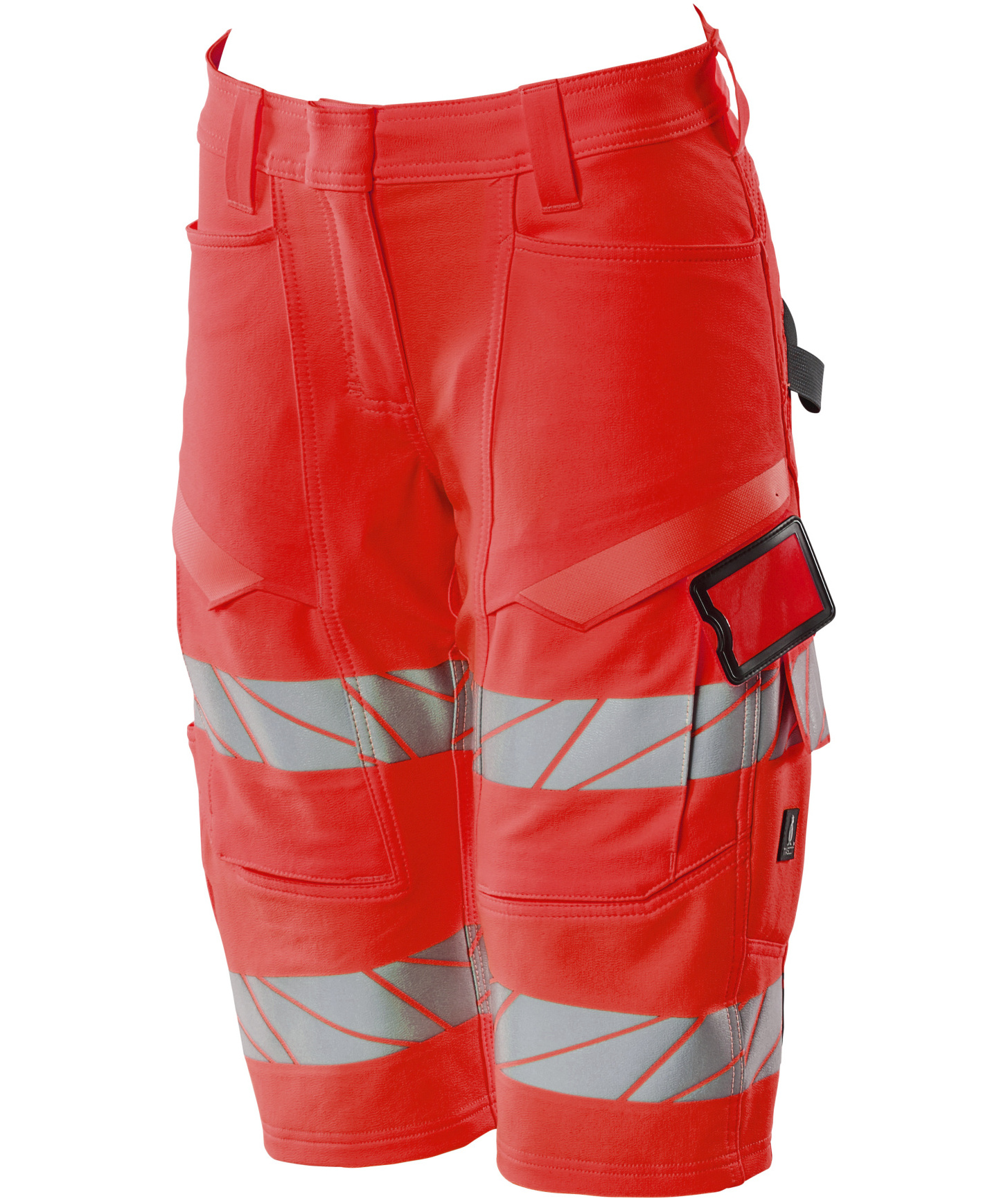 Mascot Accelerate Safe diamond fit dame shorts full stretch, Hi-Vis R&oslash;d, large image number 2