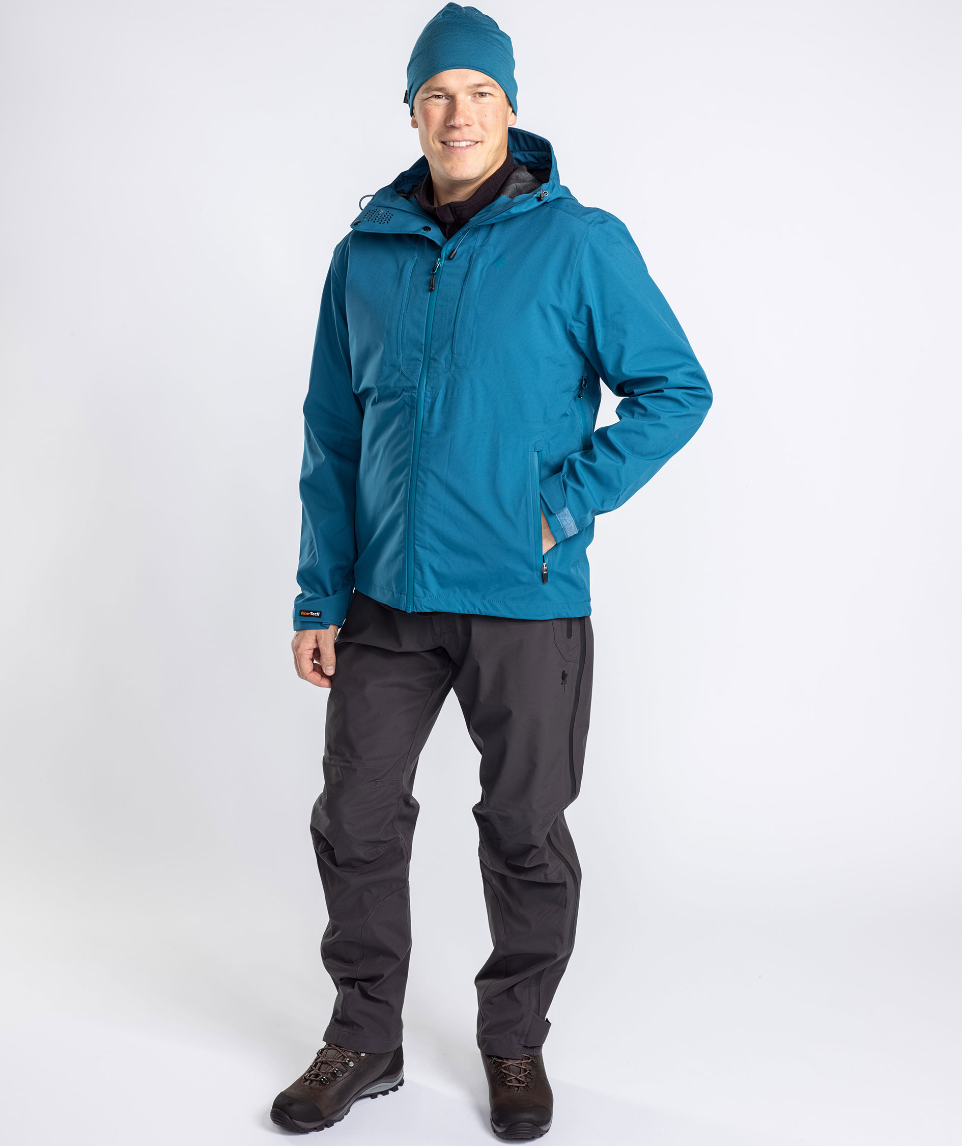 Pinewood Telluz jakke, Dark Azur Blue, large image number 10