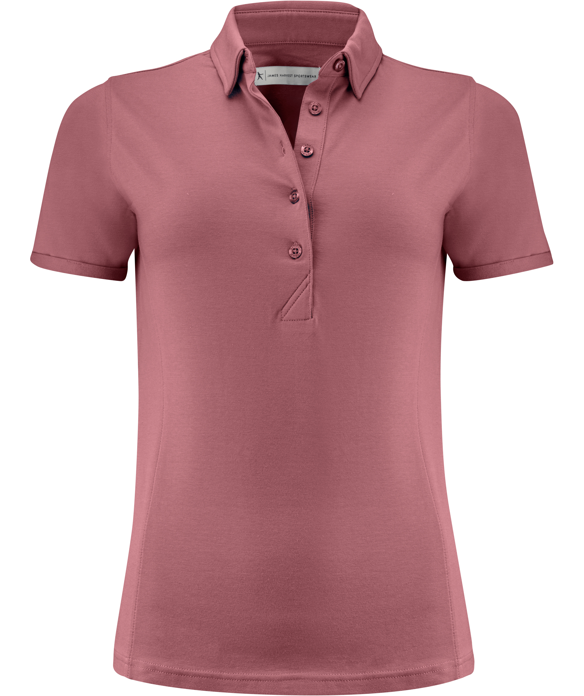 J. Harvest Sportswear American dame polo T-skjorte, Dusty Red, Dusty Red, swatch