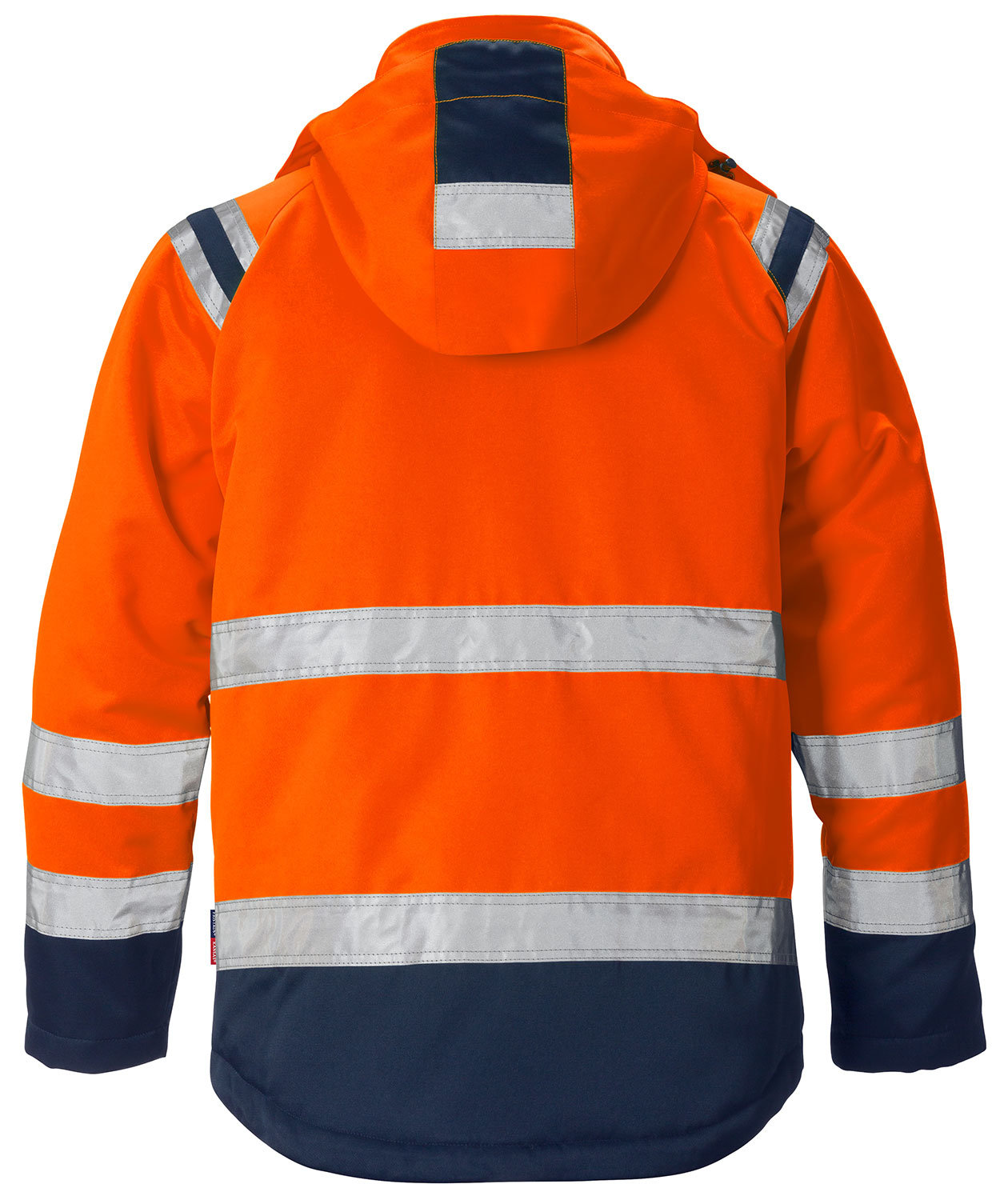 Fristads winter jacket 4043, Hi-vis Orange/Marine, large image number 1