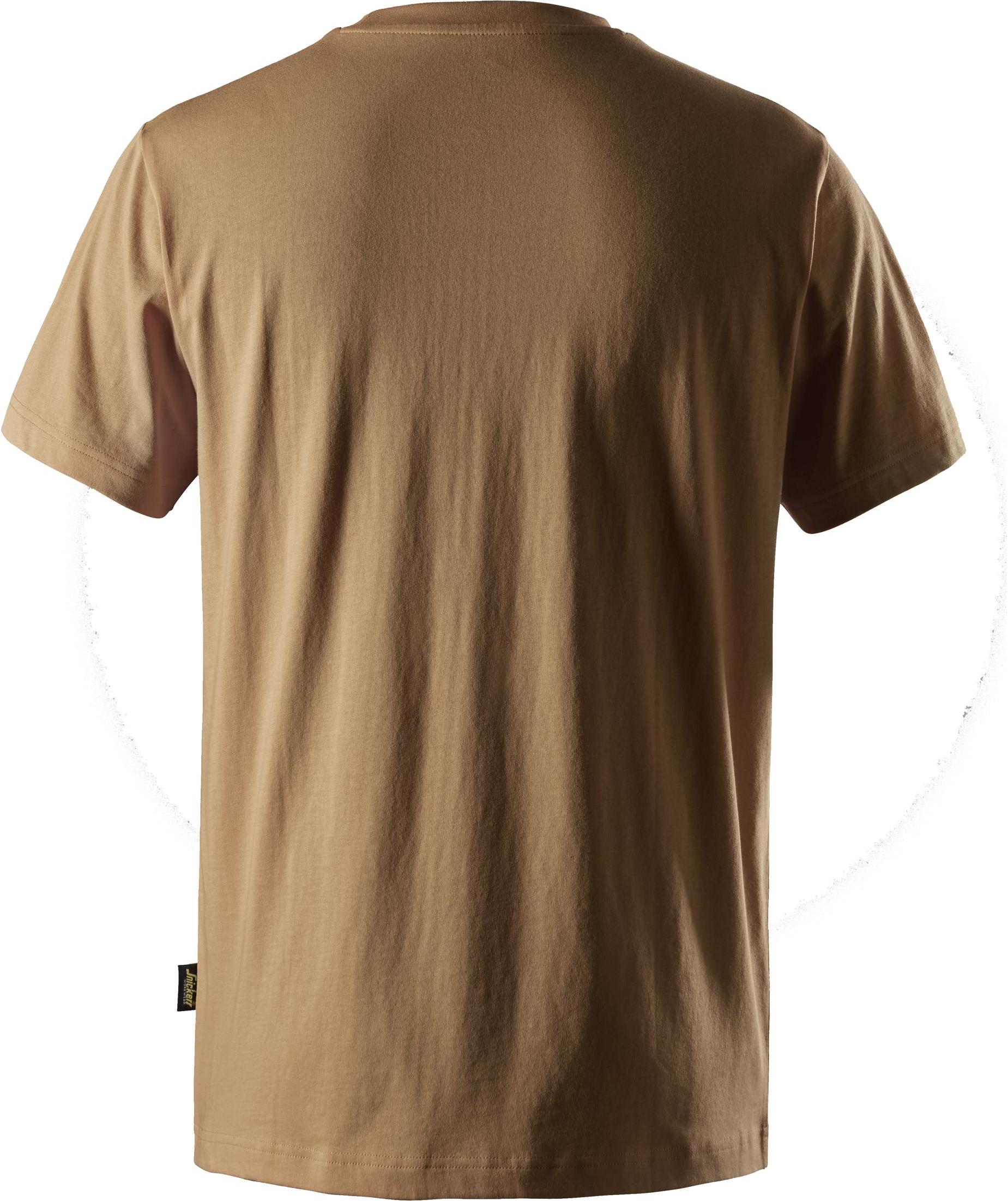 Snickers T-shirt 2588, Lysebrun