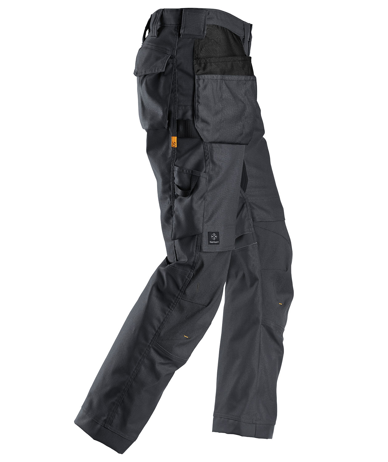 Snickers AllroundWork Canvas+ h&aring;ndv&aelig;rkerbukser 6224, St&aring;lgr&aring;, large image number 3