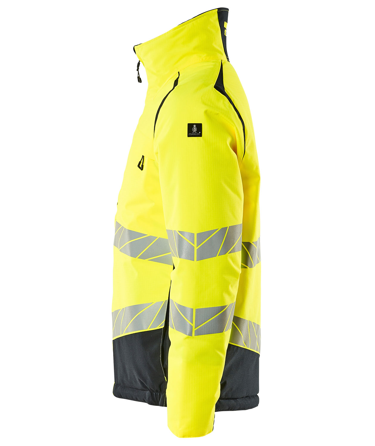 Mascot Accelerate Safe winter jacket, Hi-Vis Yellow/Dark Marine, large image number 2