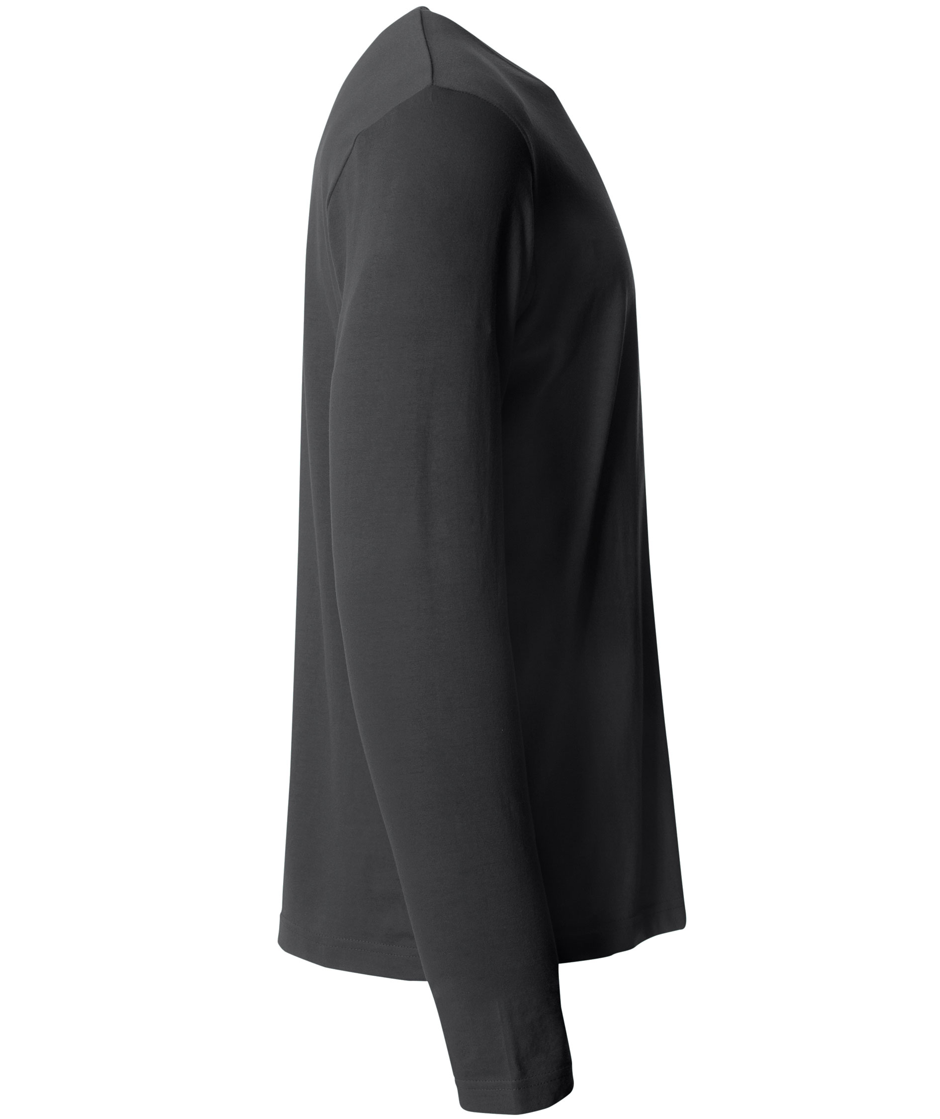 Clique Basic-T l&aring;ng&auml;rmad T-shirt, Black, large image number 3