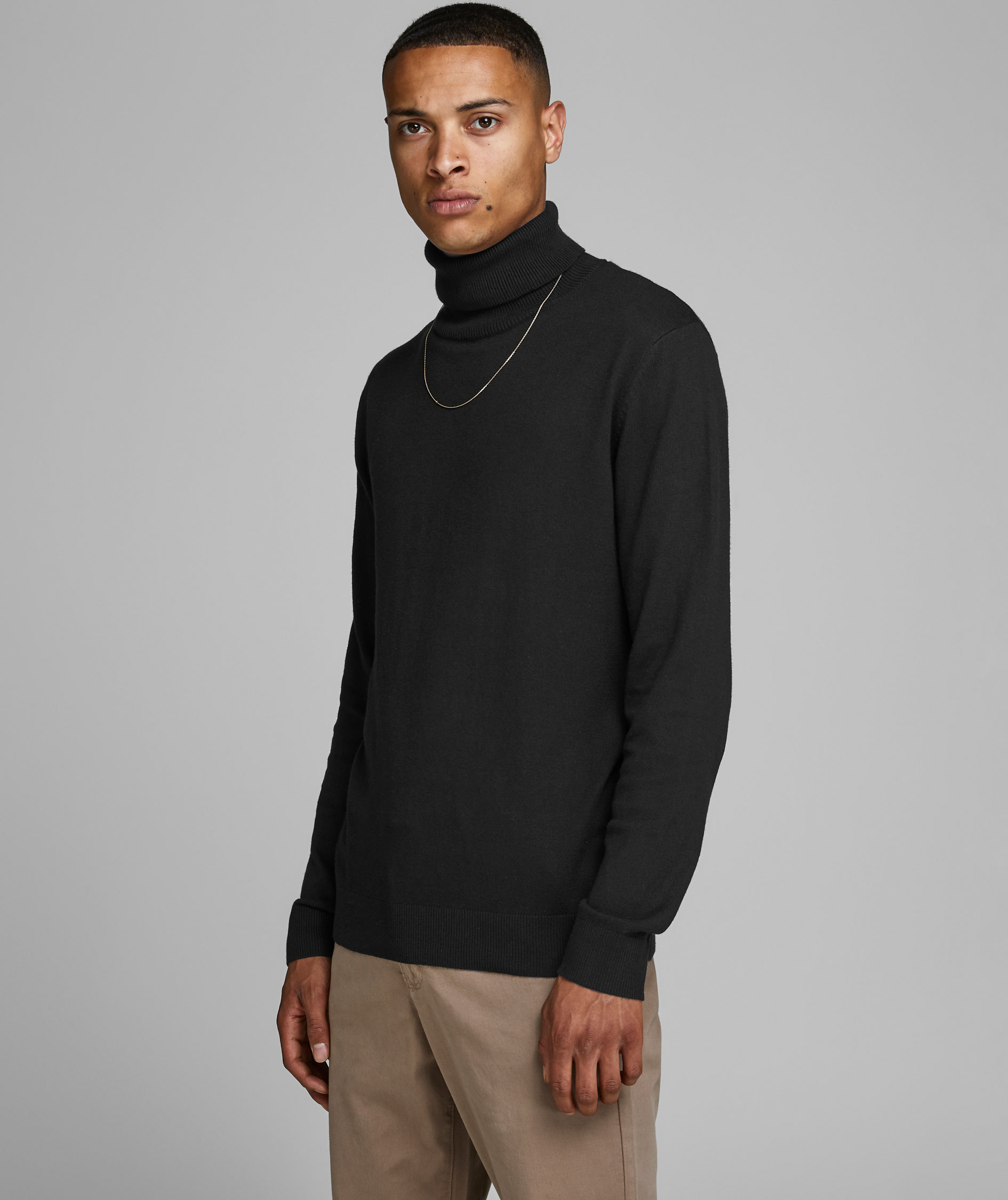 Jack & Jones JJEEMIL strikket polotr&oslash;ye