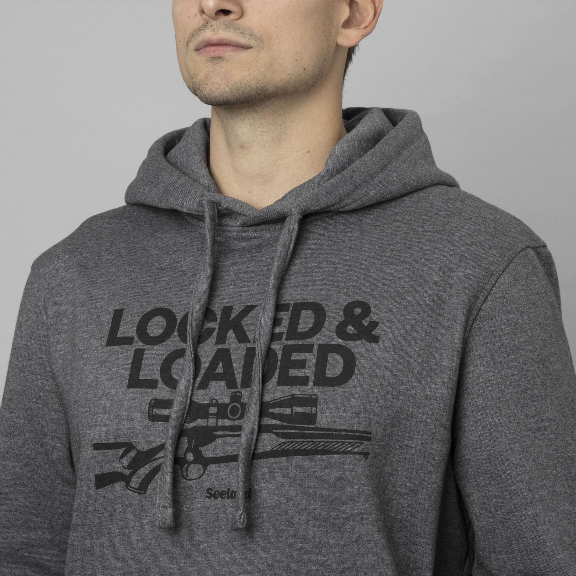 Seeland Loaded Hoodie, Grey melange, large image number 6