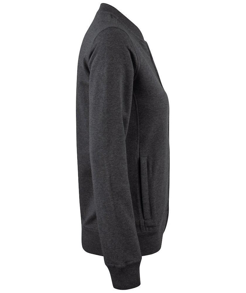 Clique Premium OC Damen Cardigan, Anthrazitgrau, large image number 2