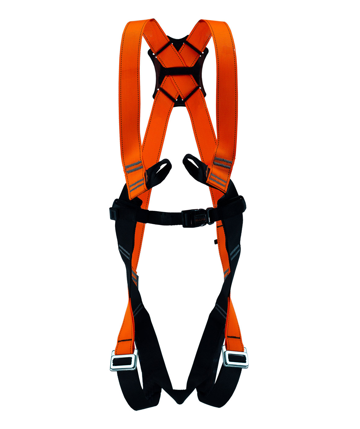 Fall Safe BASIC 1 Fallskyddssele med 10 m rep, Svart/Orange