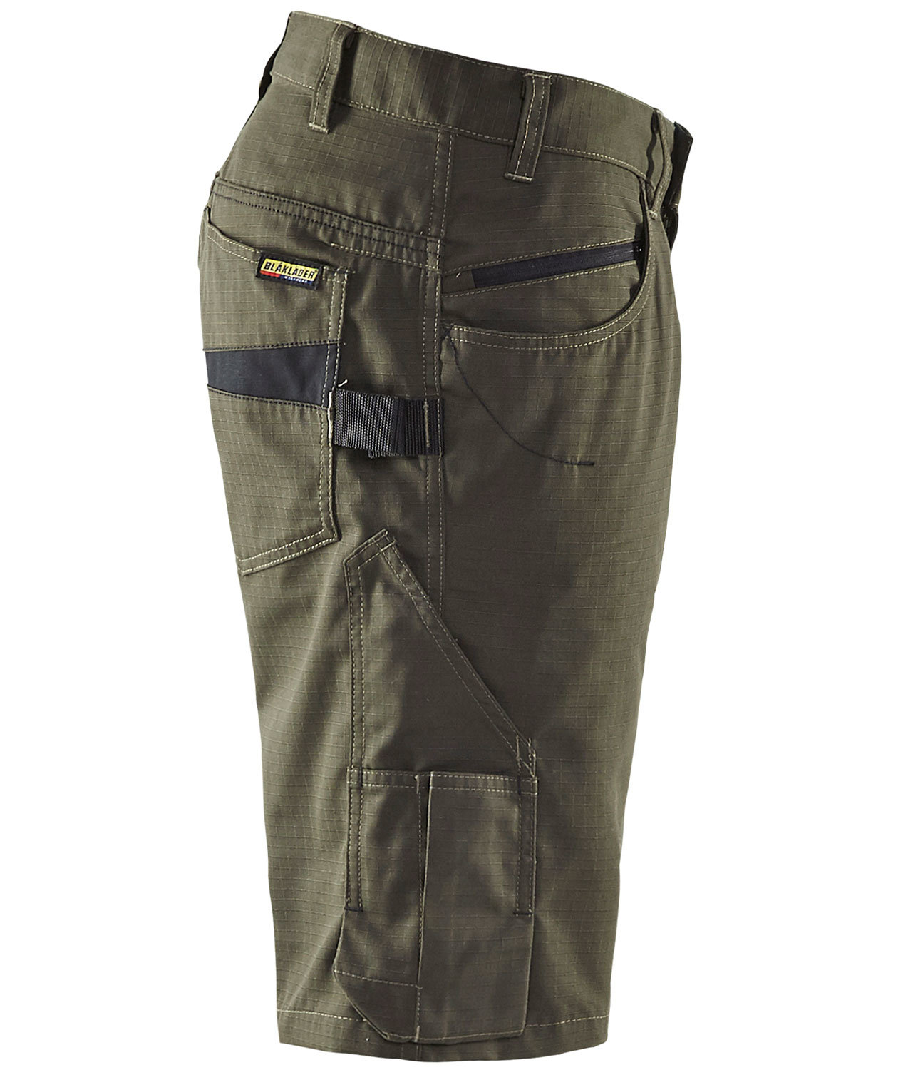 Bl&aring;kl&auml;der Unite arbejdsshorts, Olivengr&oslash;n/Sort, large image number 2