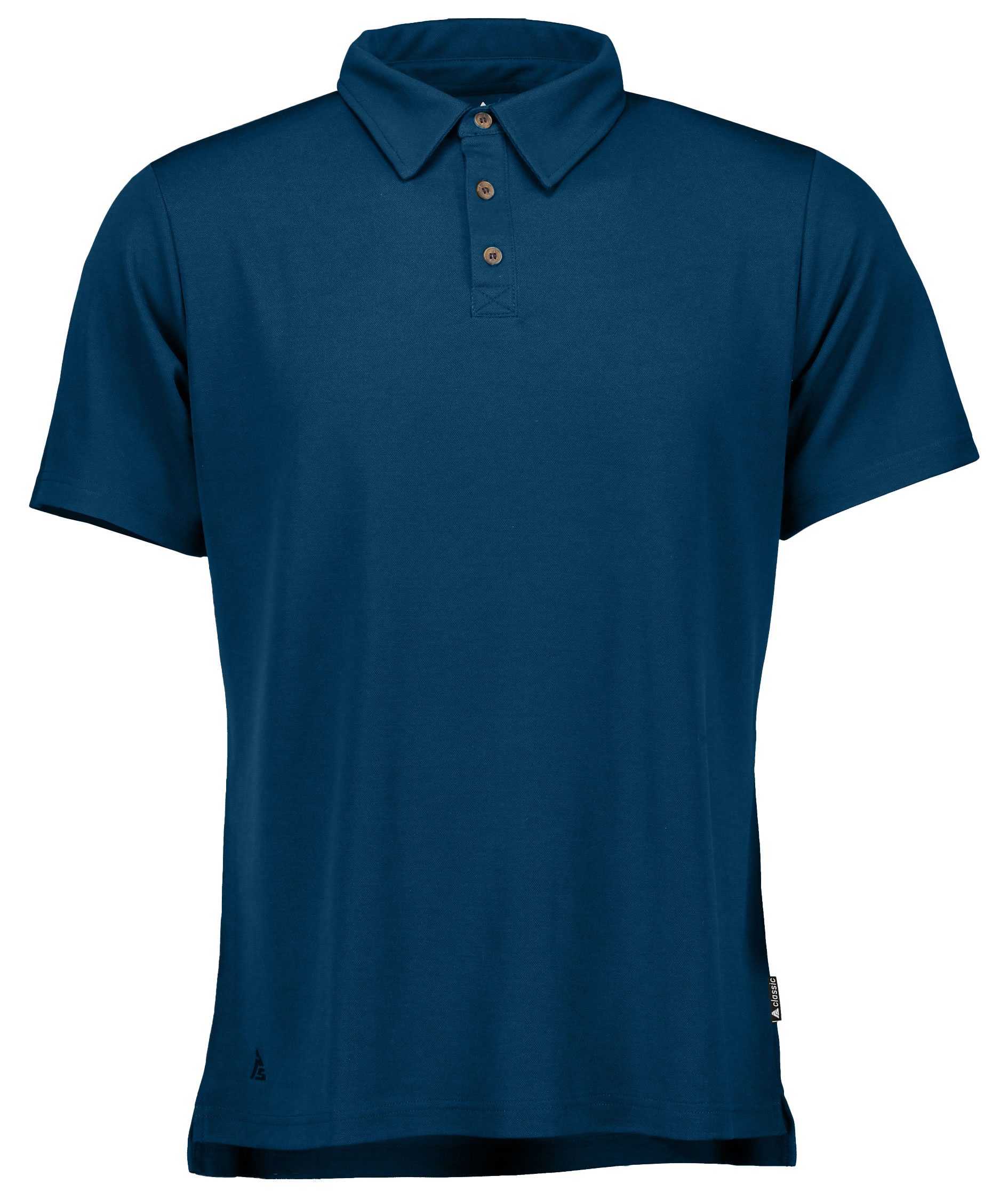 Pitch Stone Tech Wool polo T-shirt, Estate Blue
