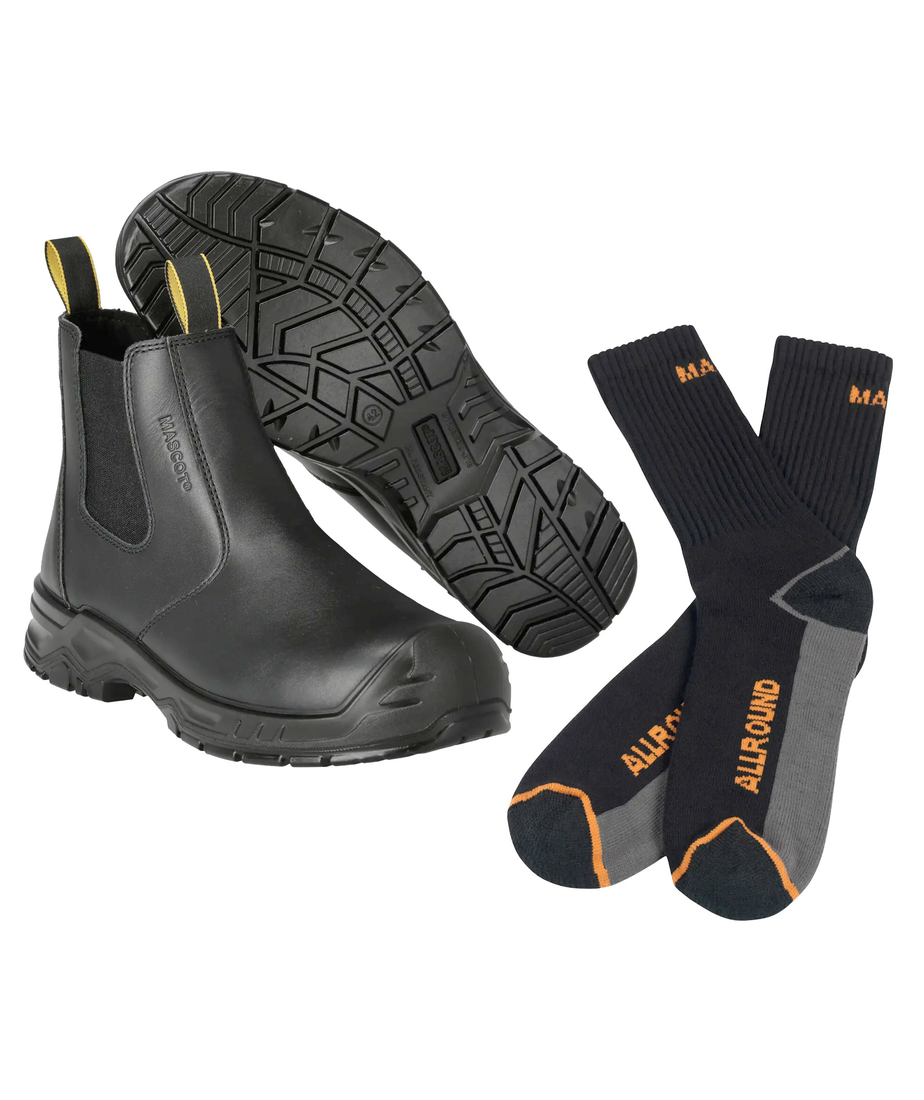 Mascot safety boots and socks women set