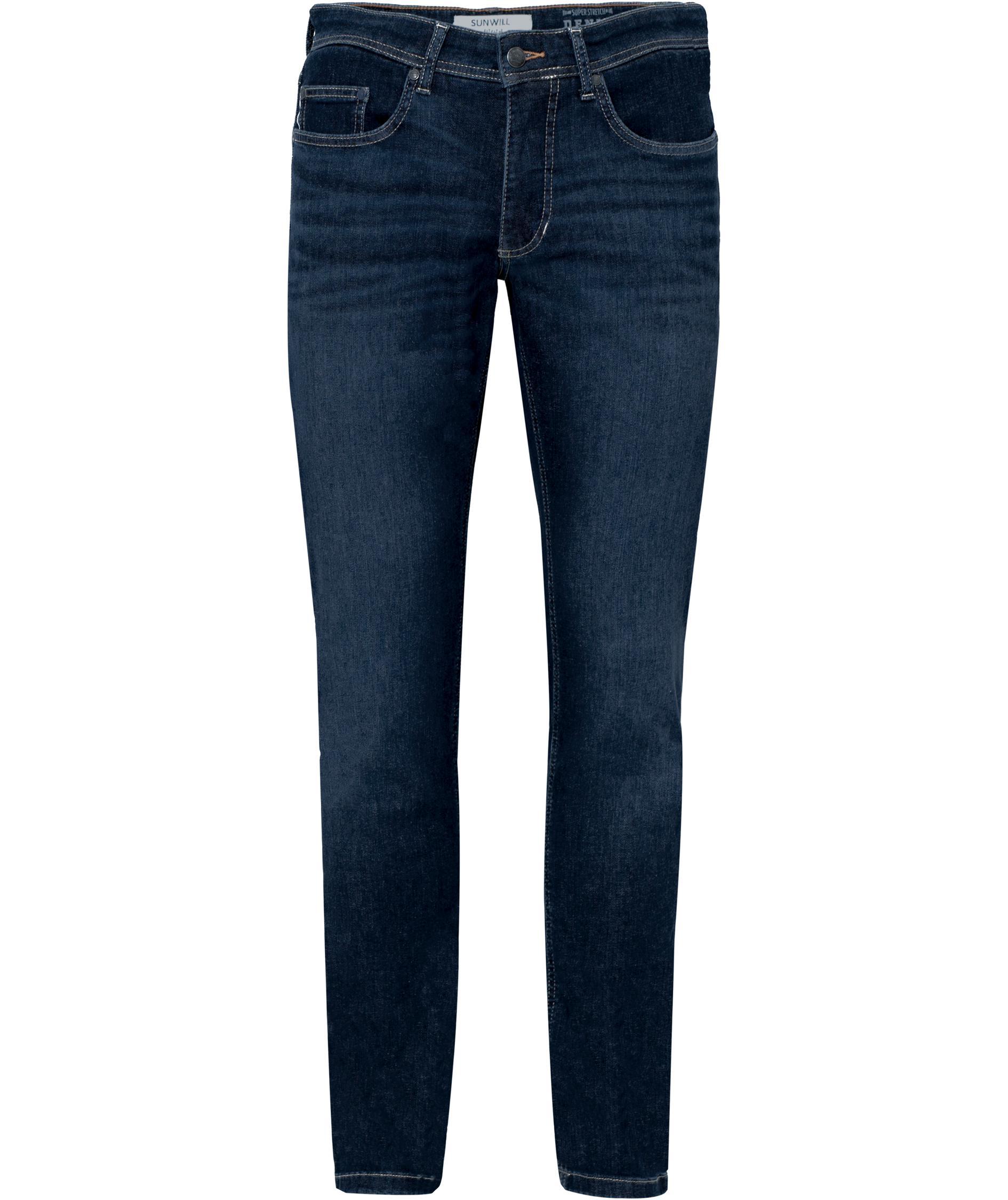 Sunwill Super Stretch fitted fit jeans, Dark blue