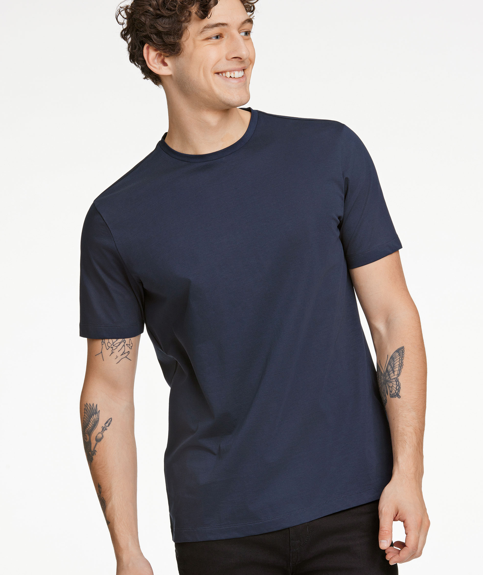 Lindbergh 1927 Mercerized T-shirt, Navy, large image number 4