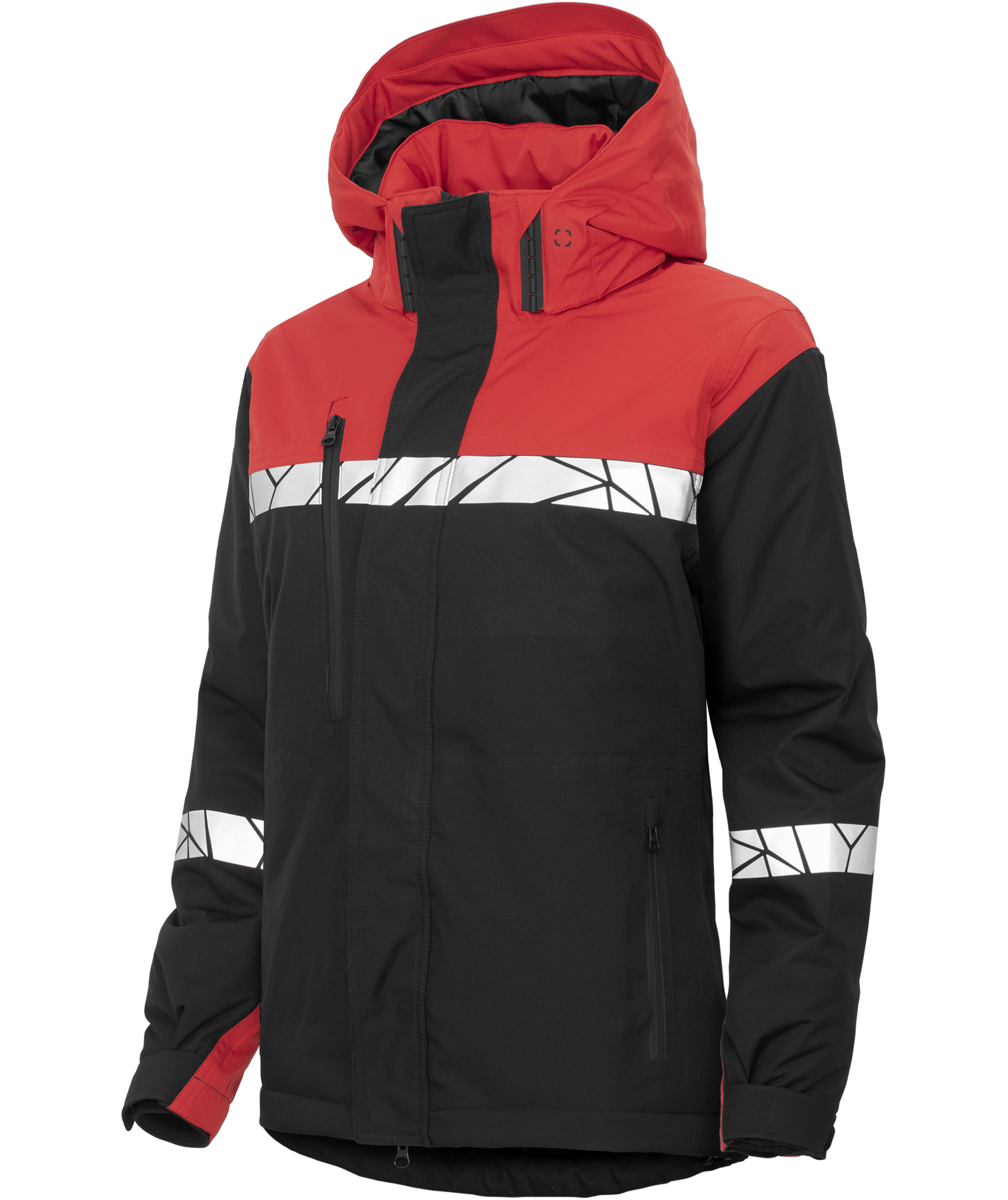 ProJob women's winter jacket 7420, Black/Red, large image number 4
